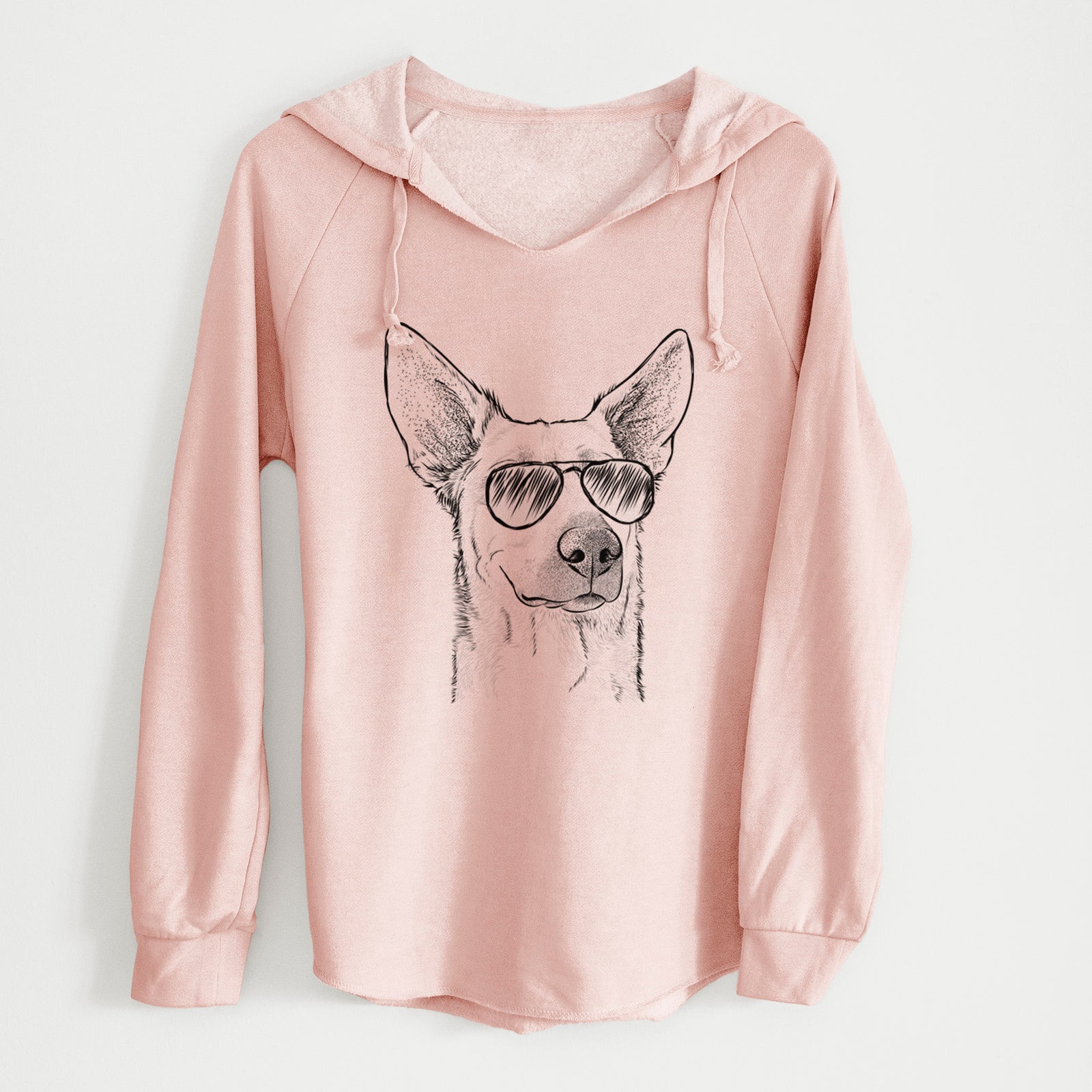 Aviator Ember the Shepherd Mix - Cali Wave Hooded Sweatshirt