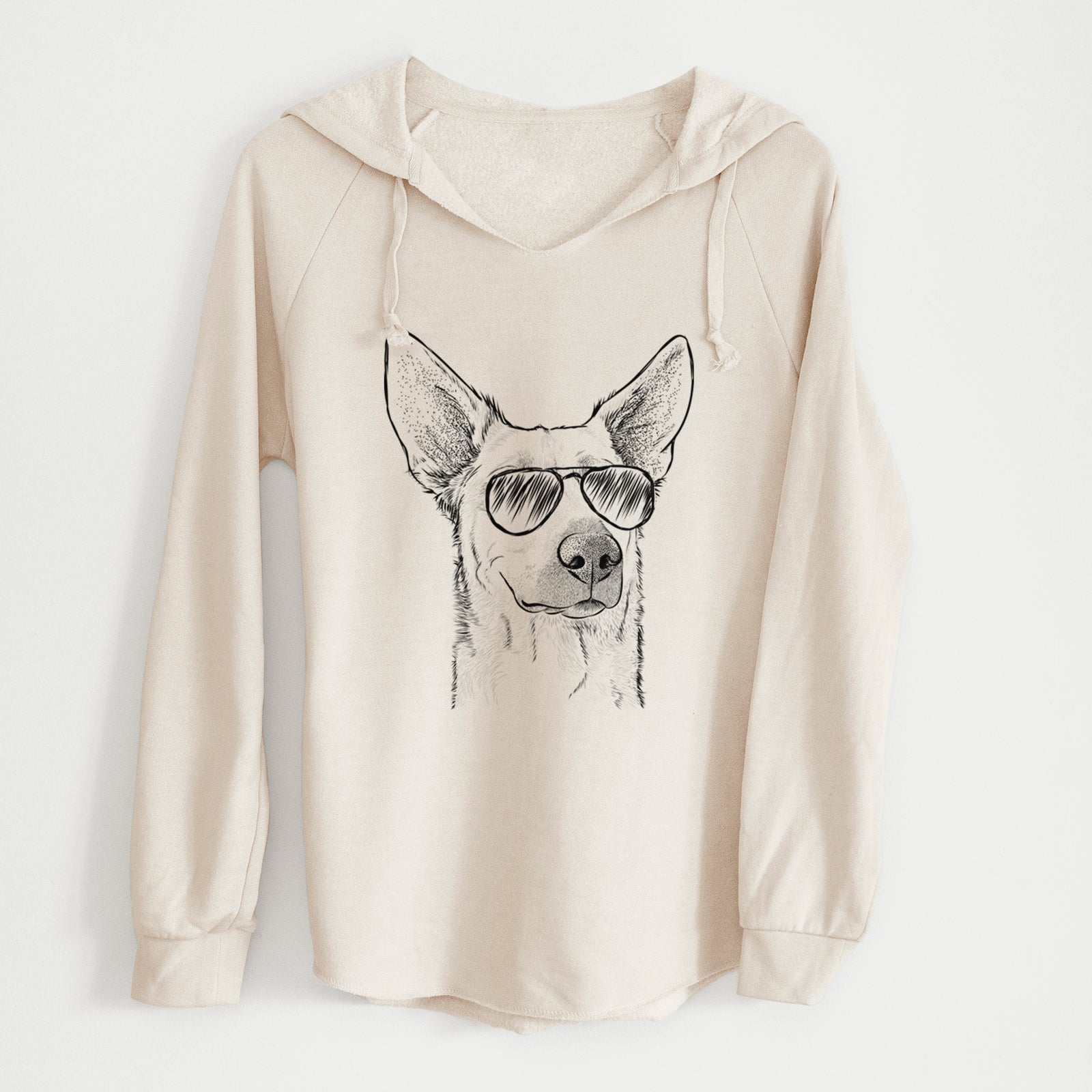 Aviator Ember the Shepherd Mix - Cali Wave Hooded Sweatshirt
