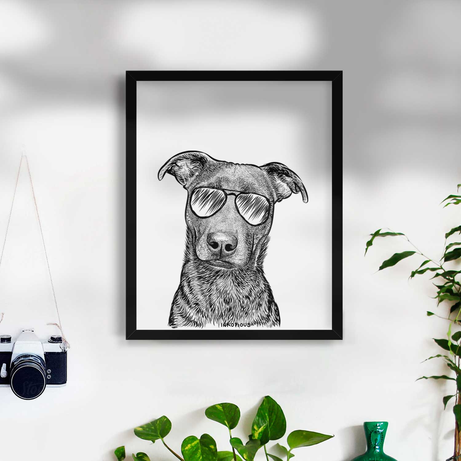 Embyr the Mixed Breed Art Print