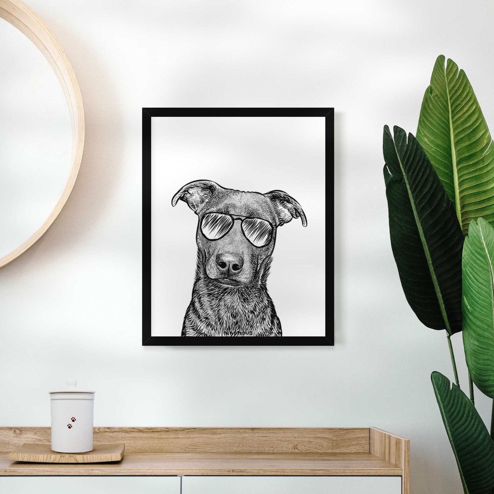 Embyr the Mixed Breed Art Print