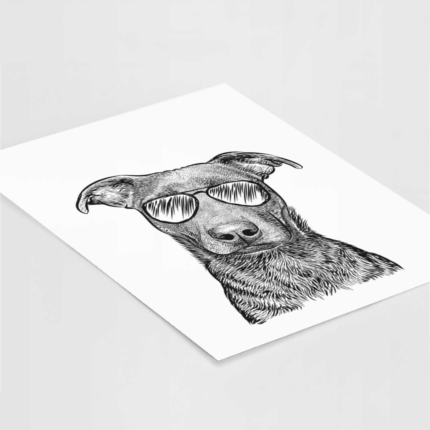 Embyr the Mixed Breed Art Print