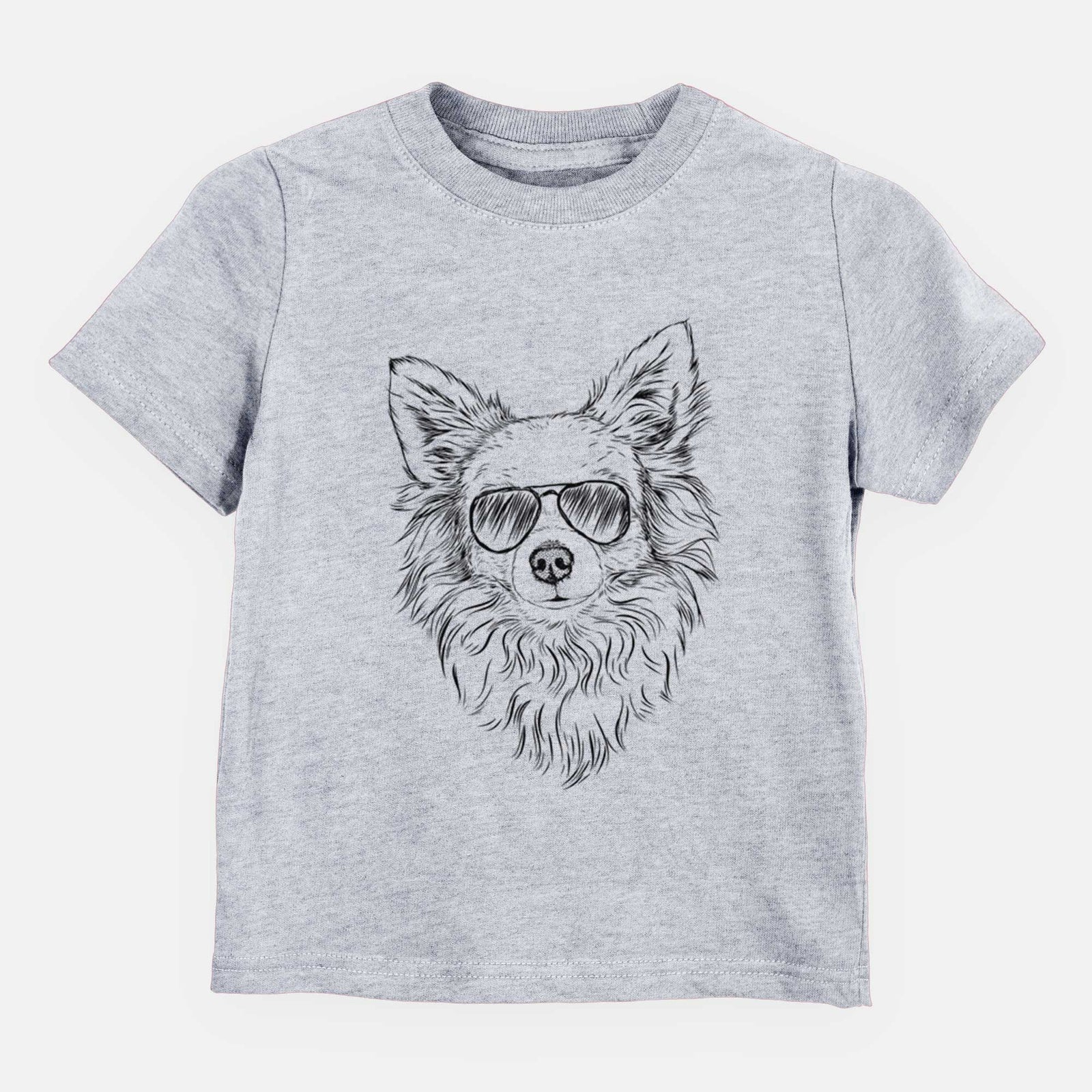 Aviator Emma the Longhaired Chihuahua - Kids/Youth/Toddler Shirt