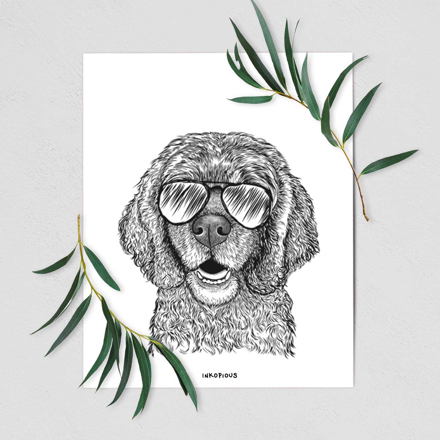 Fannie Mae the Cocker Spaniel Art Print
