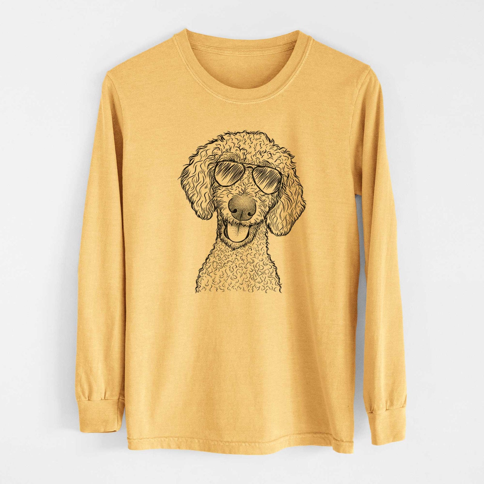 Aviators Fenway the Goldendoodle - Heavyweight 100% Cotton Long Sleeve