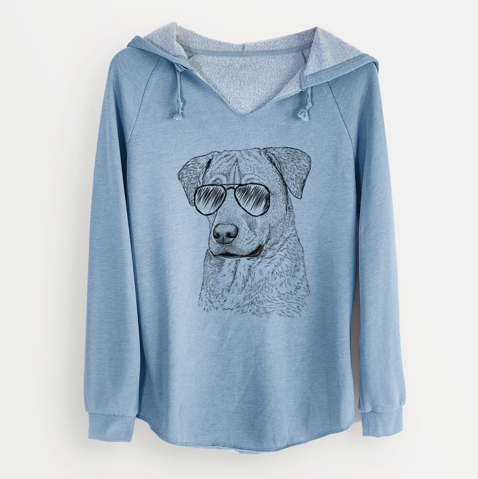 Aviator Feta the Mixed Breed - Cali Wave Hooded Sweatshirt