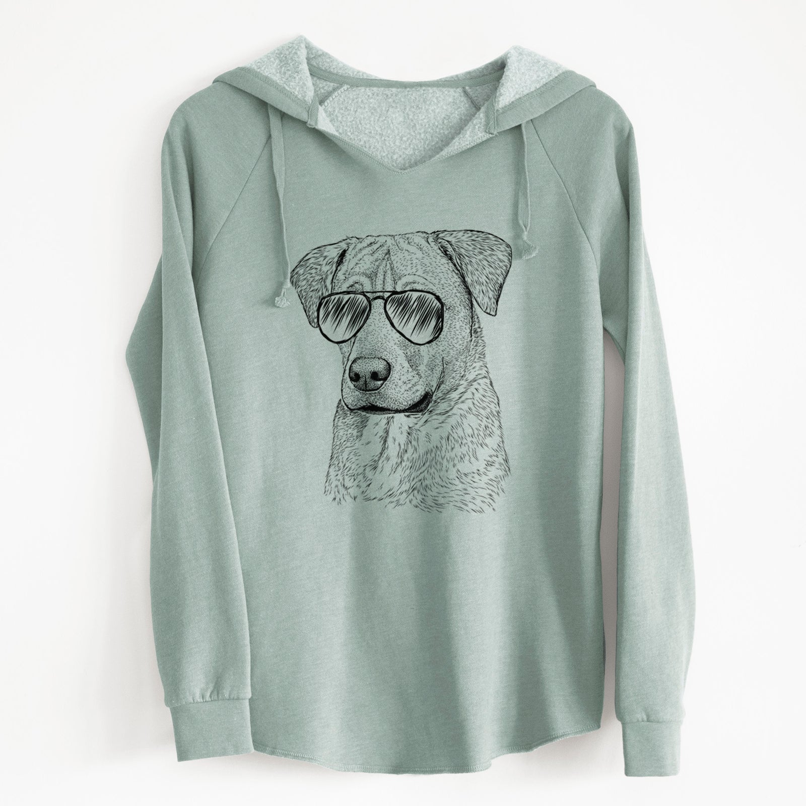 Aviator Feta the Mixed Breed - Cali Wave Hooded Sweatshirt