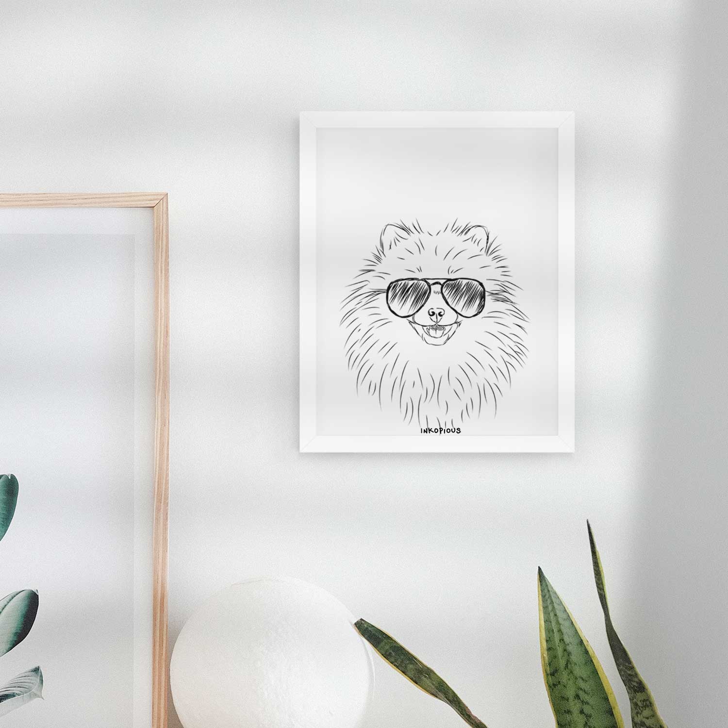 Finn the Pomeranian Art Print
