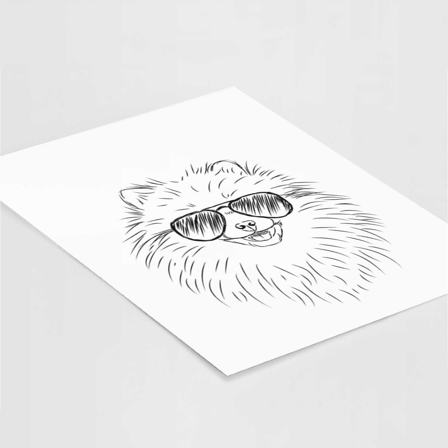 Finn the Pomeranian Art Print