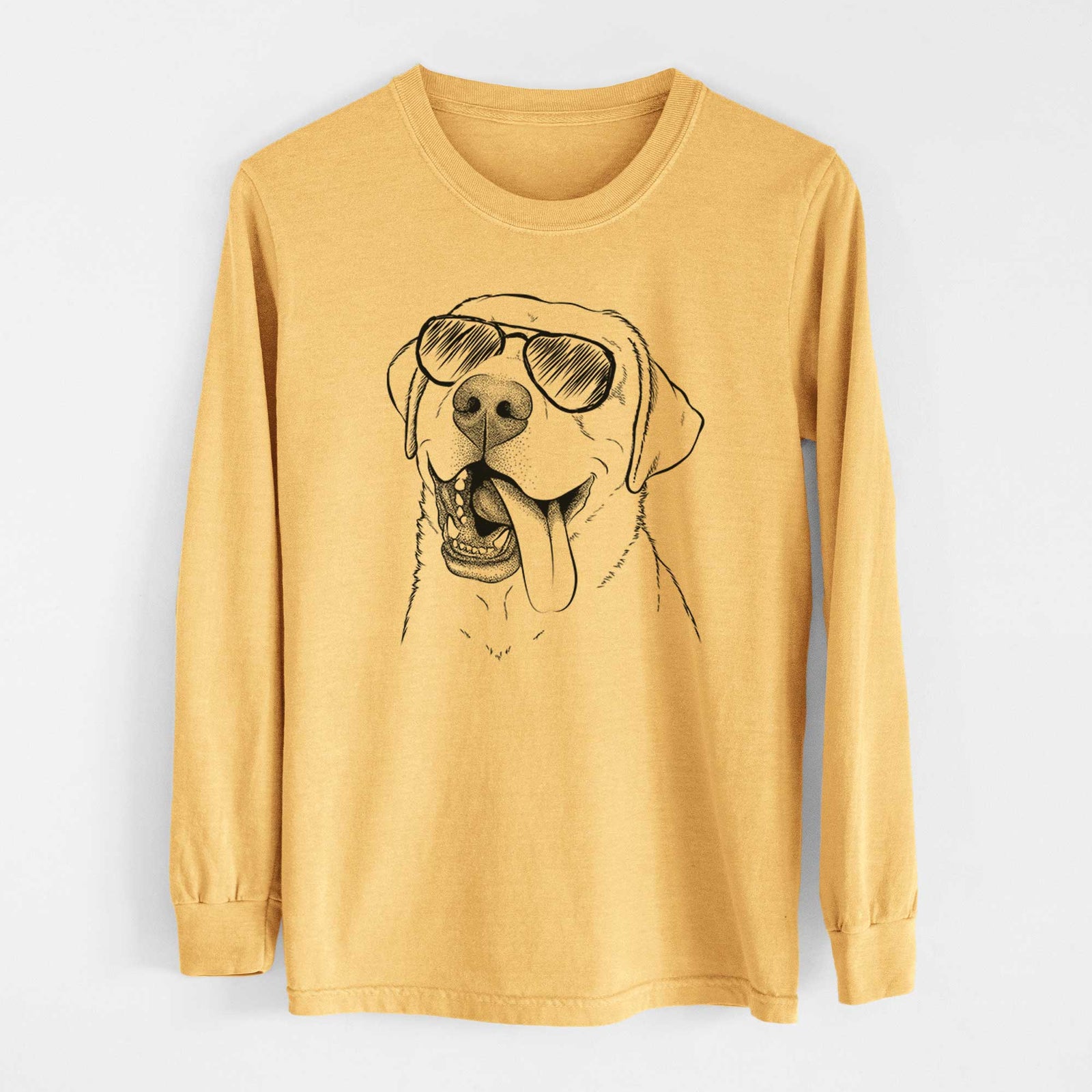 Aviators Finn the Labrador Retriever - Heavyweight 100% Cotton Long Sleeve