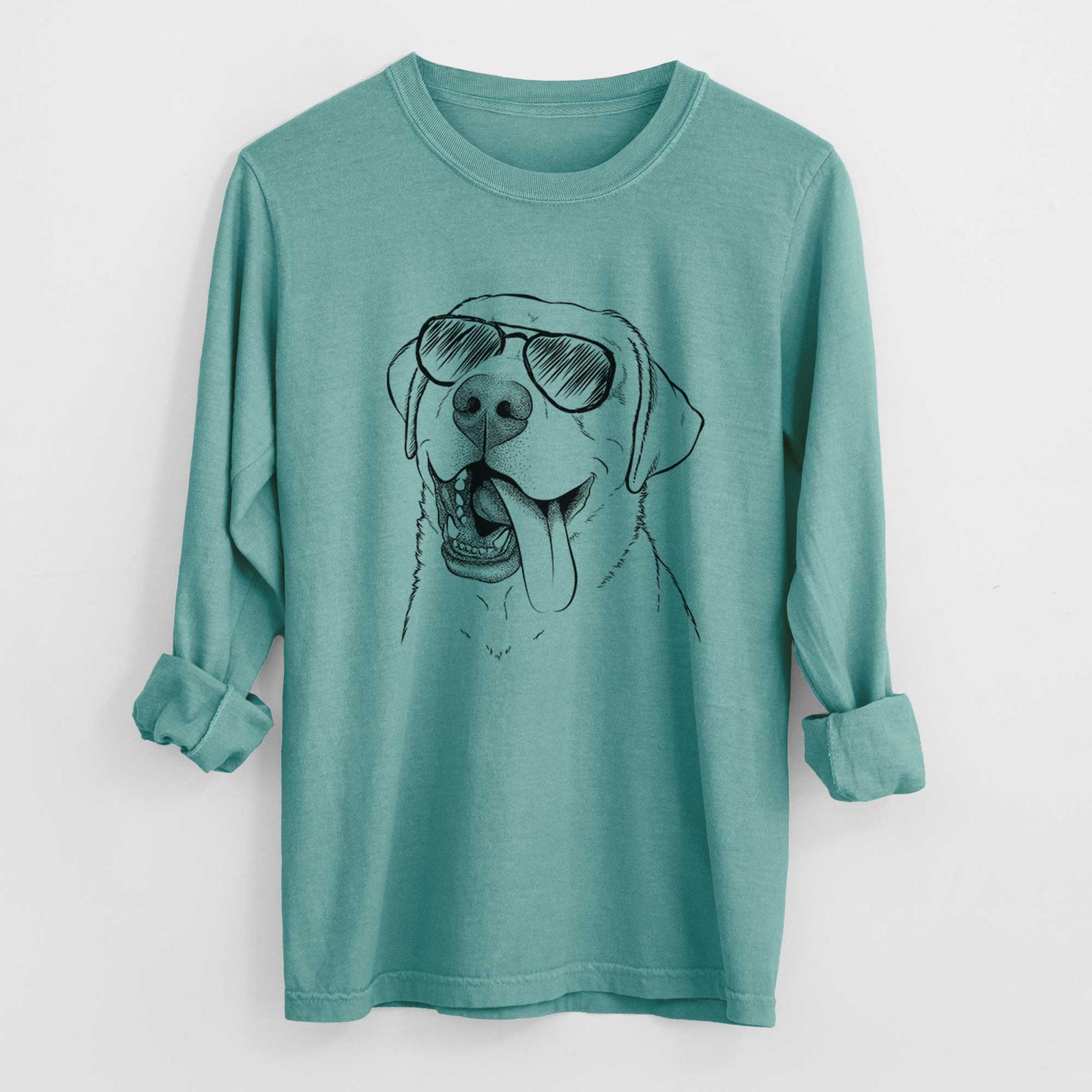 Aviators Finn the Labrador Retriever - Heavyweight 100% Cotton Long Sleeve