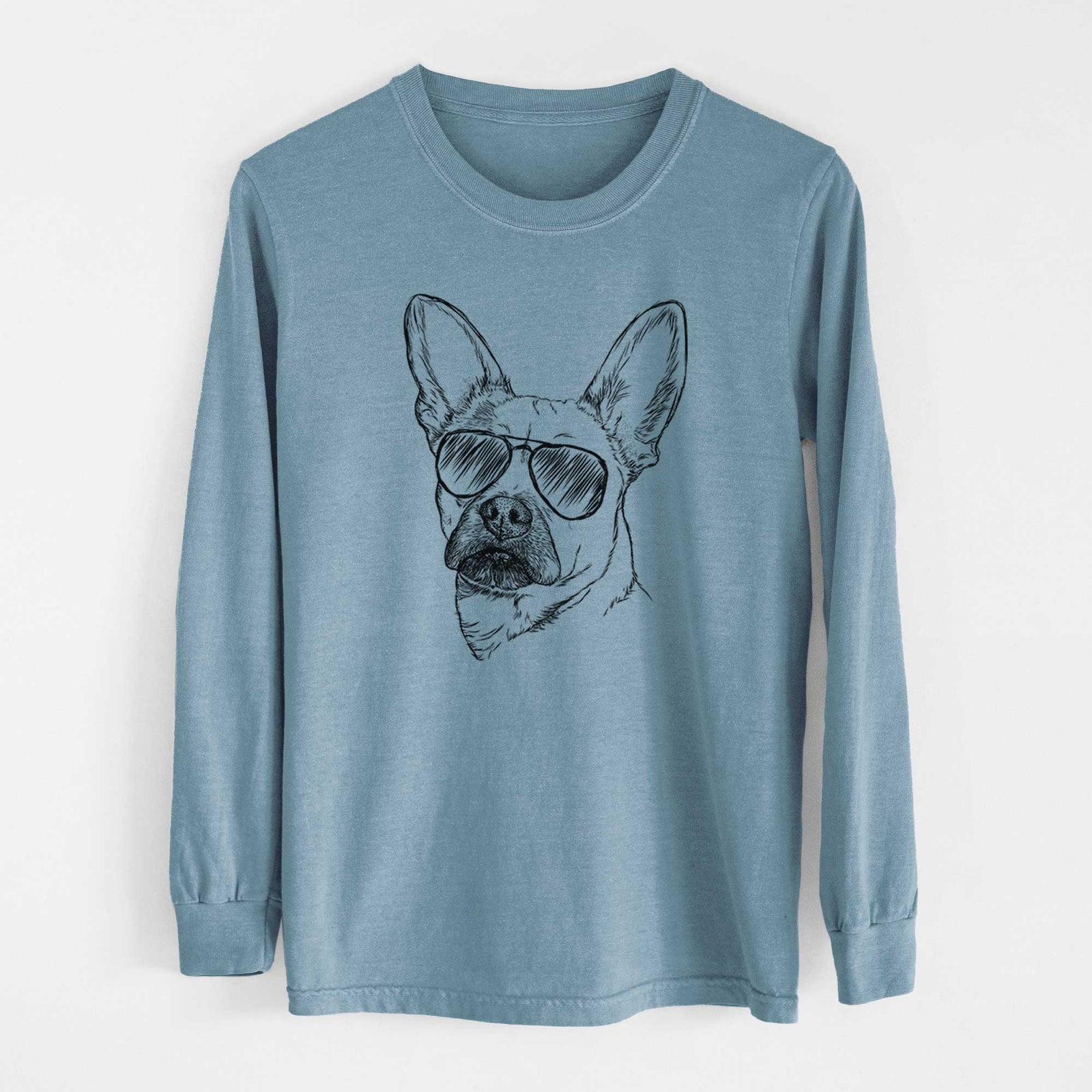 Aviators Frankie the Mixed Breed - Heavyweight 100% Cotton Long Sleeve