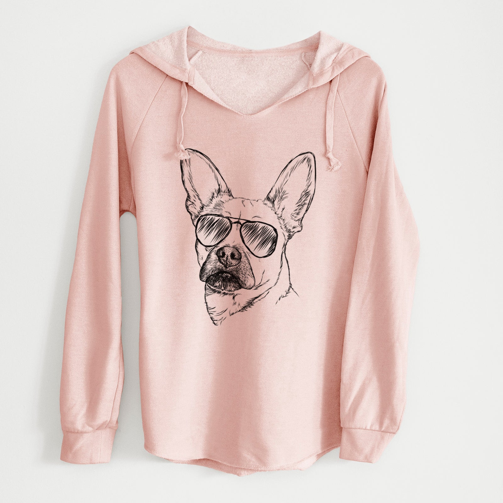 Aviator Frankie the Mixed Breed - Cali Wave Hooded Sweatshirt