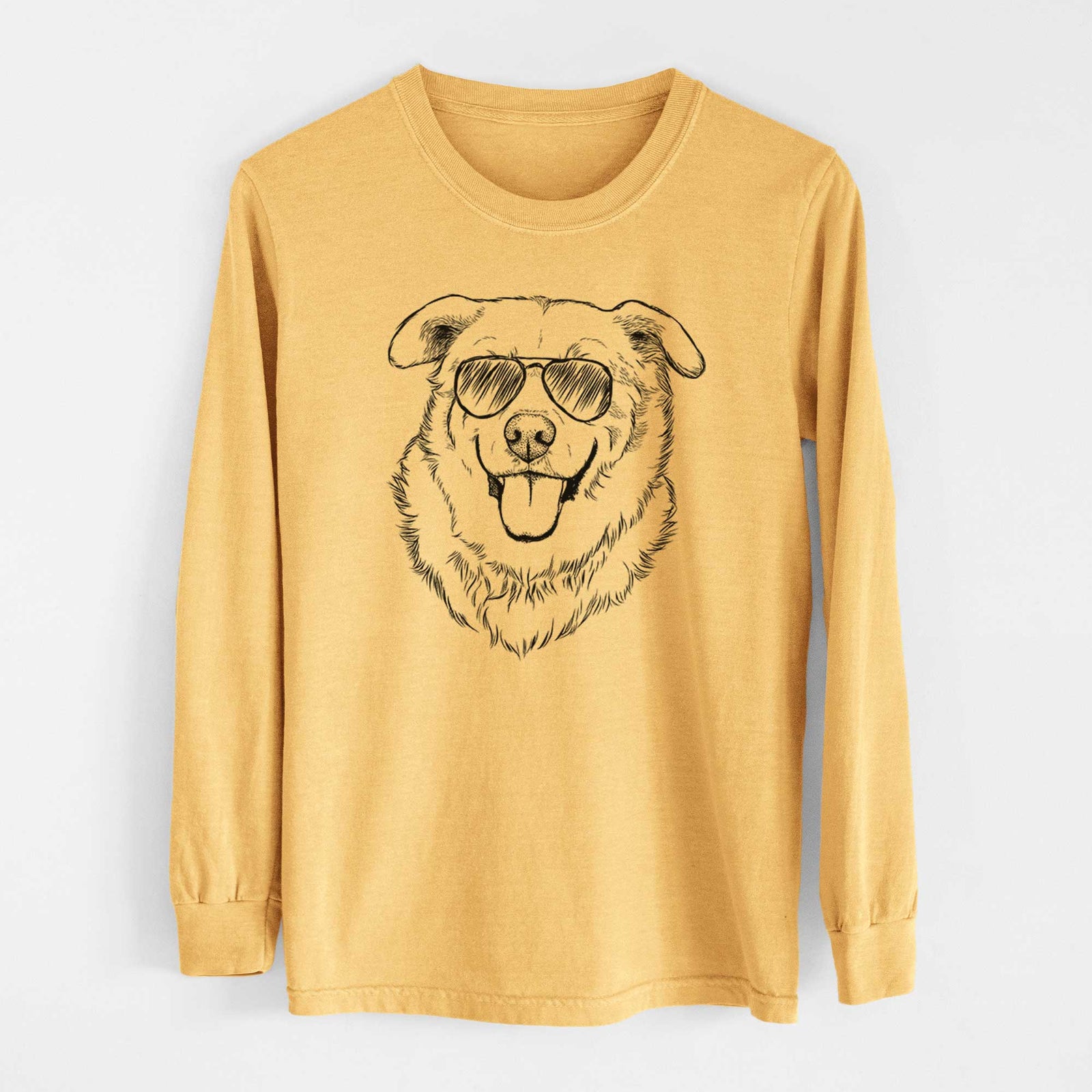 Aviators Freeley the Mixed Breed - Heavyweight 100% Cotton Long Sleeve
