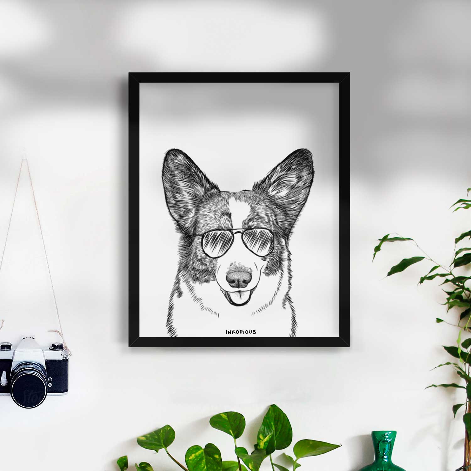 Gabby the Cardigan Welsh Corgi Art Print