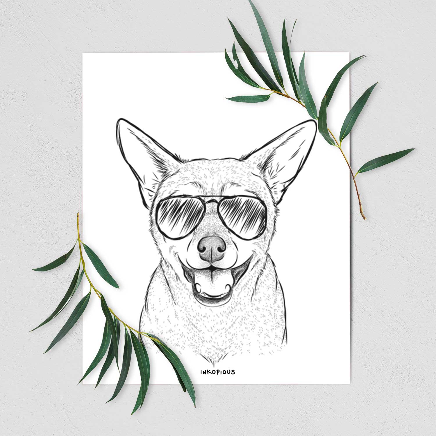 Georgie the Chiweenie Art Print