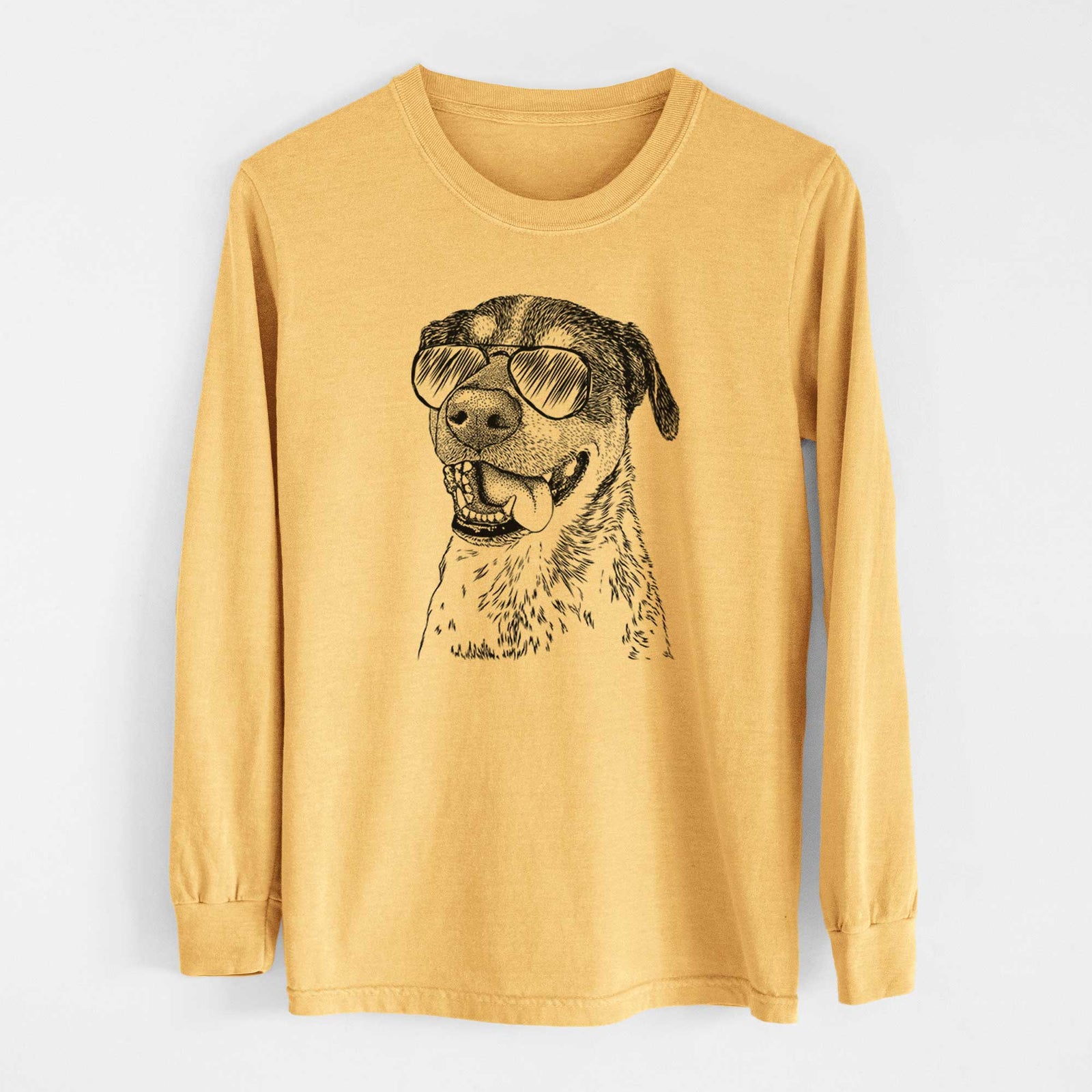 Aviators Gerti the Mixed Breed - Heavyweight 100% Cotton Long Sleeve