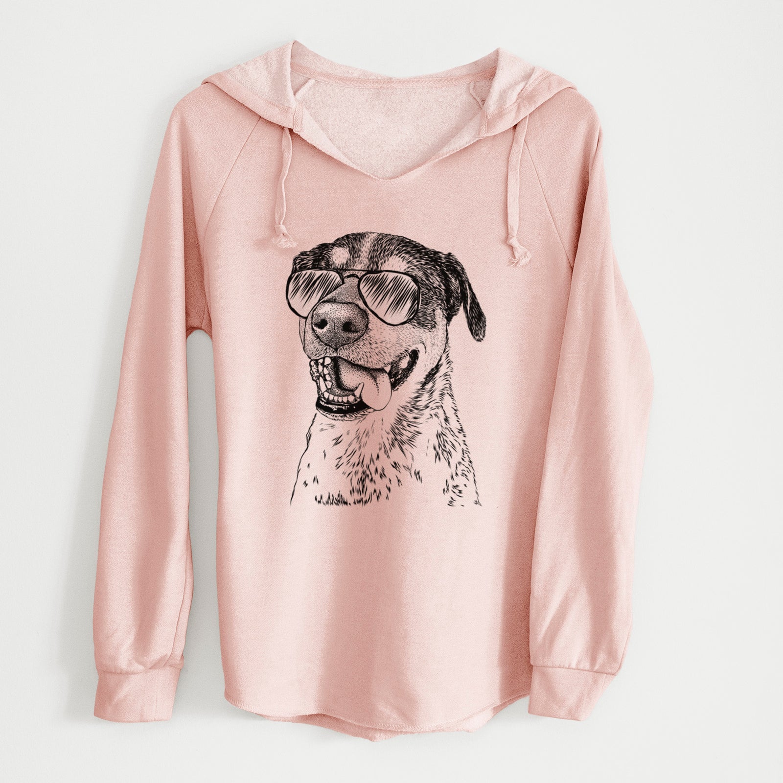 Aviator Gerti the Mixed Breed - Cali Wave Hooded Sweatshirt