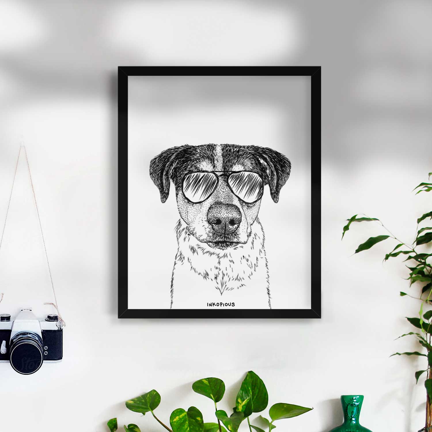Gertrude the Mixed Breed Art Print