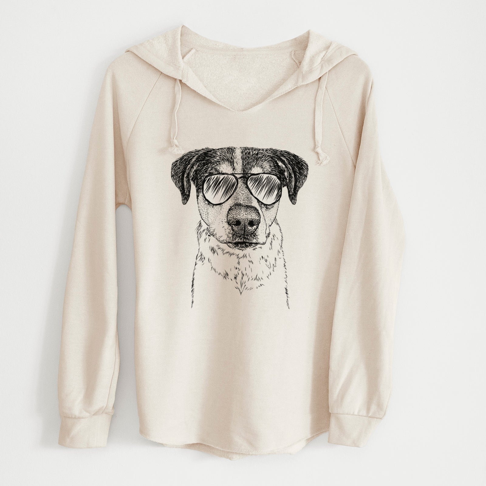 Aviator Gertrude the Mixed Breed - Cali Wave Hooded Sweatshirt