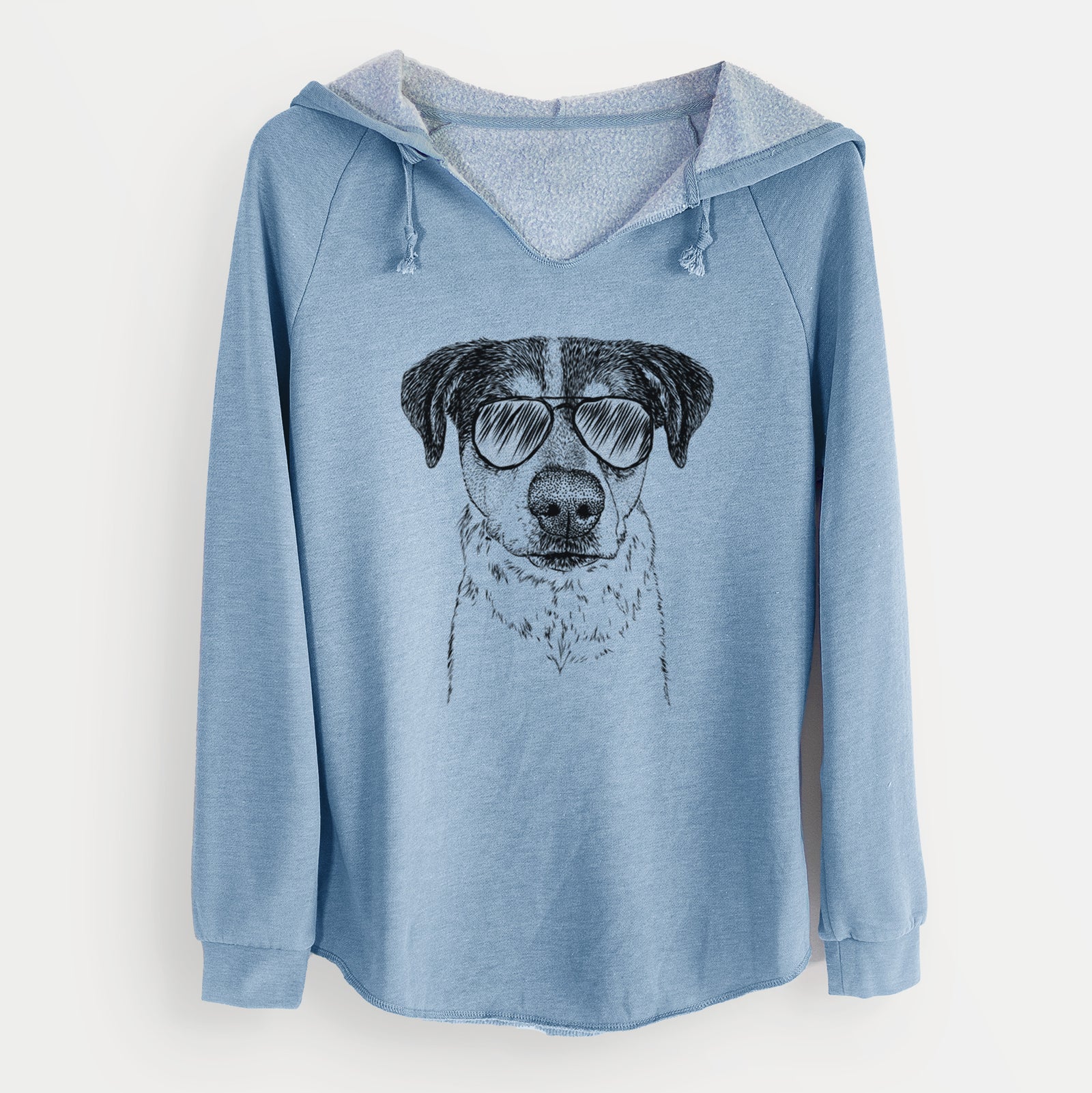 Aviator Gertrude the Mixed Breed - Cali Wave Hooded Sweatshirt