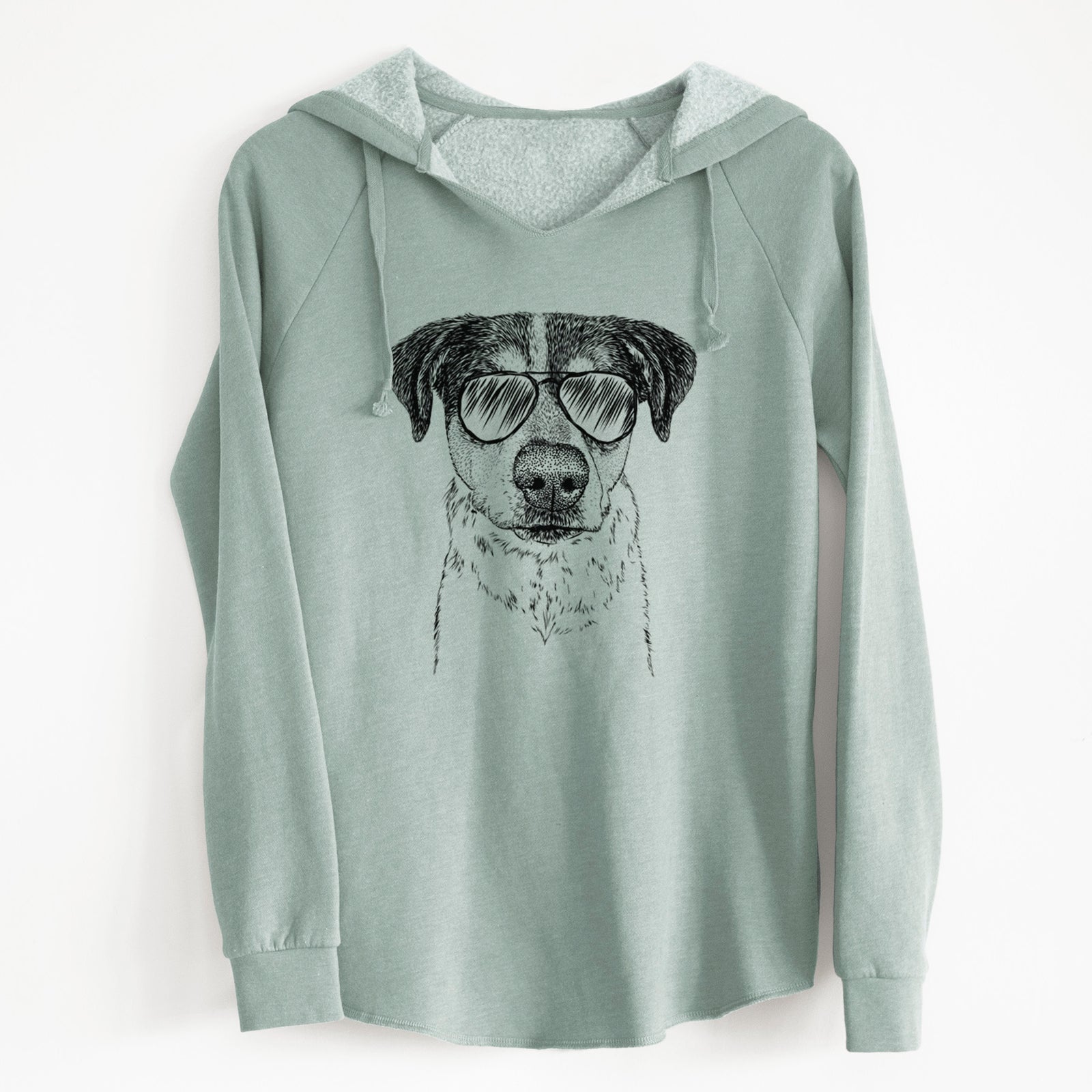 Aviator Gertrude the Mixed Breed - Cali Wave Hooded Sweatshirt
