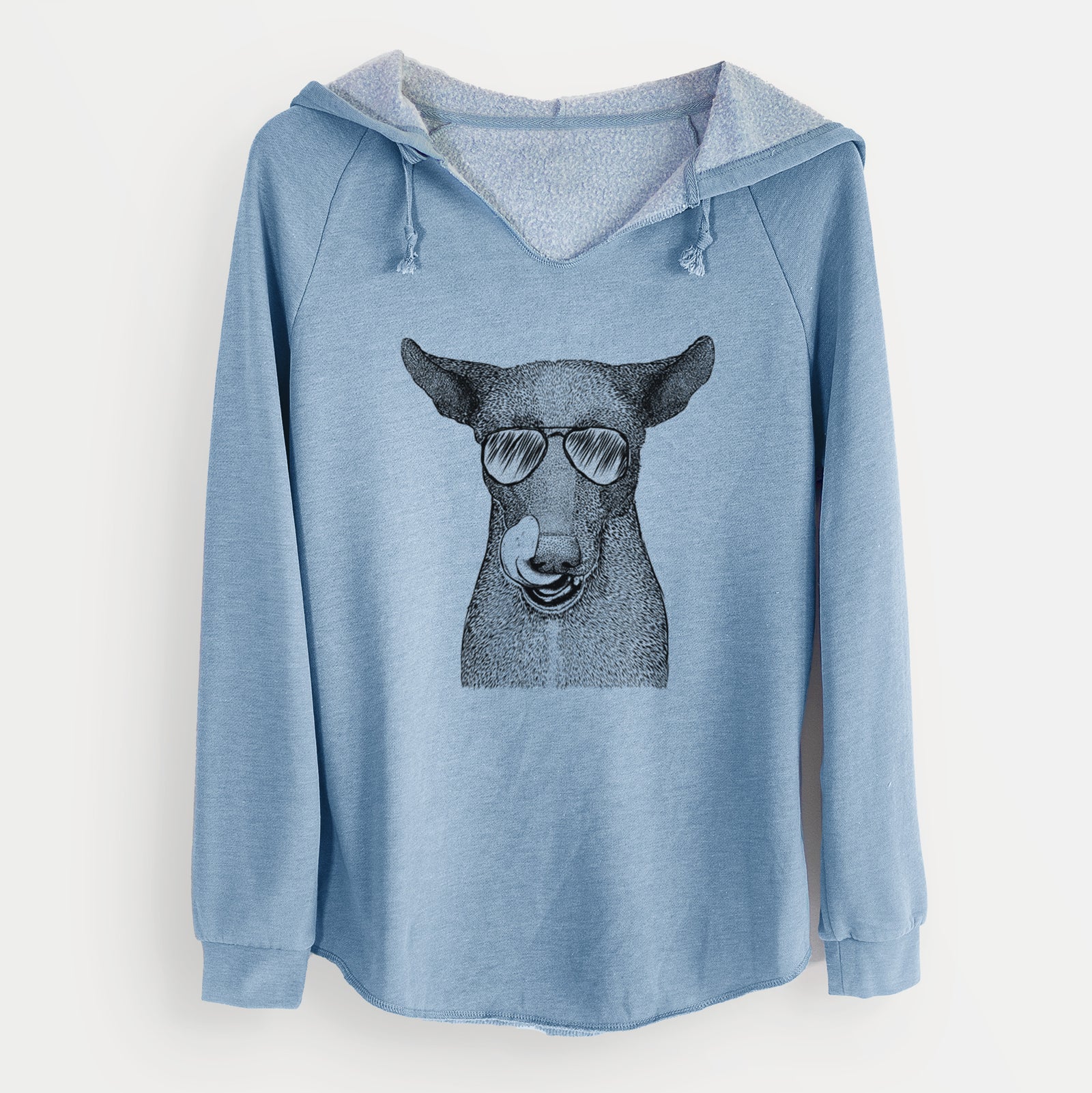 Aviator Gidget the Mexican Street Dog - Cali Wave Hooded Sweatshirt