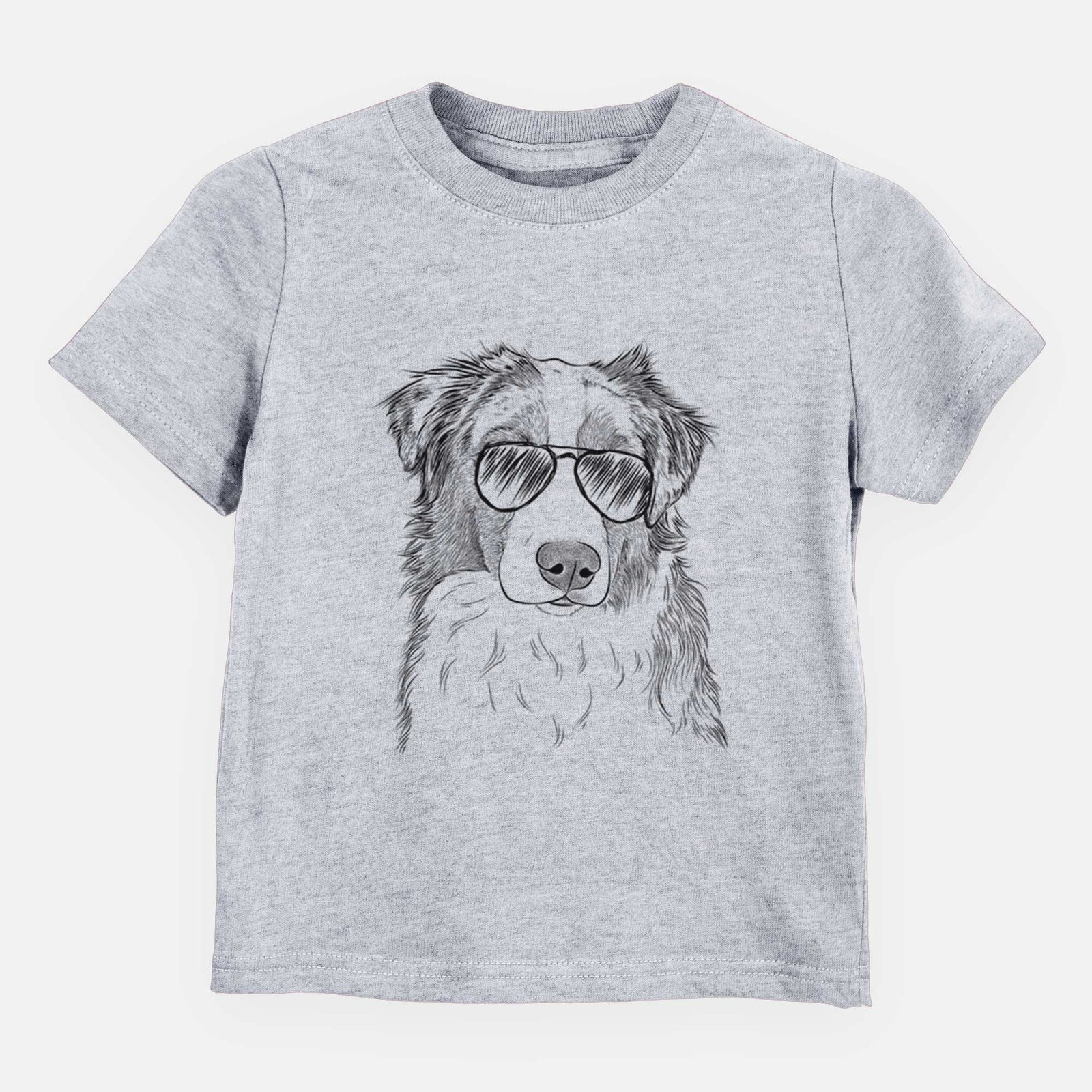 Aviator Ginger the Australian Shepherd - Kids/Youth/Toddler Shirt