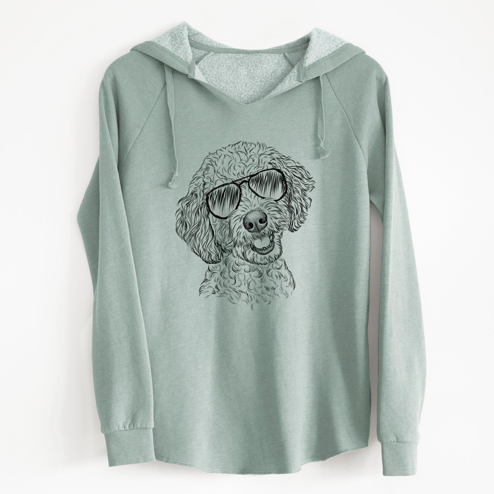Aviator Gizmo the Goldendoodle - Cali Wave Hooded Sweatshirt