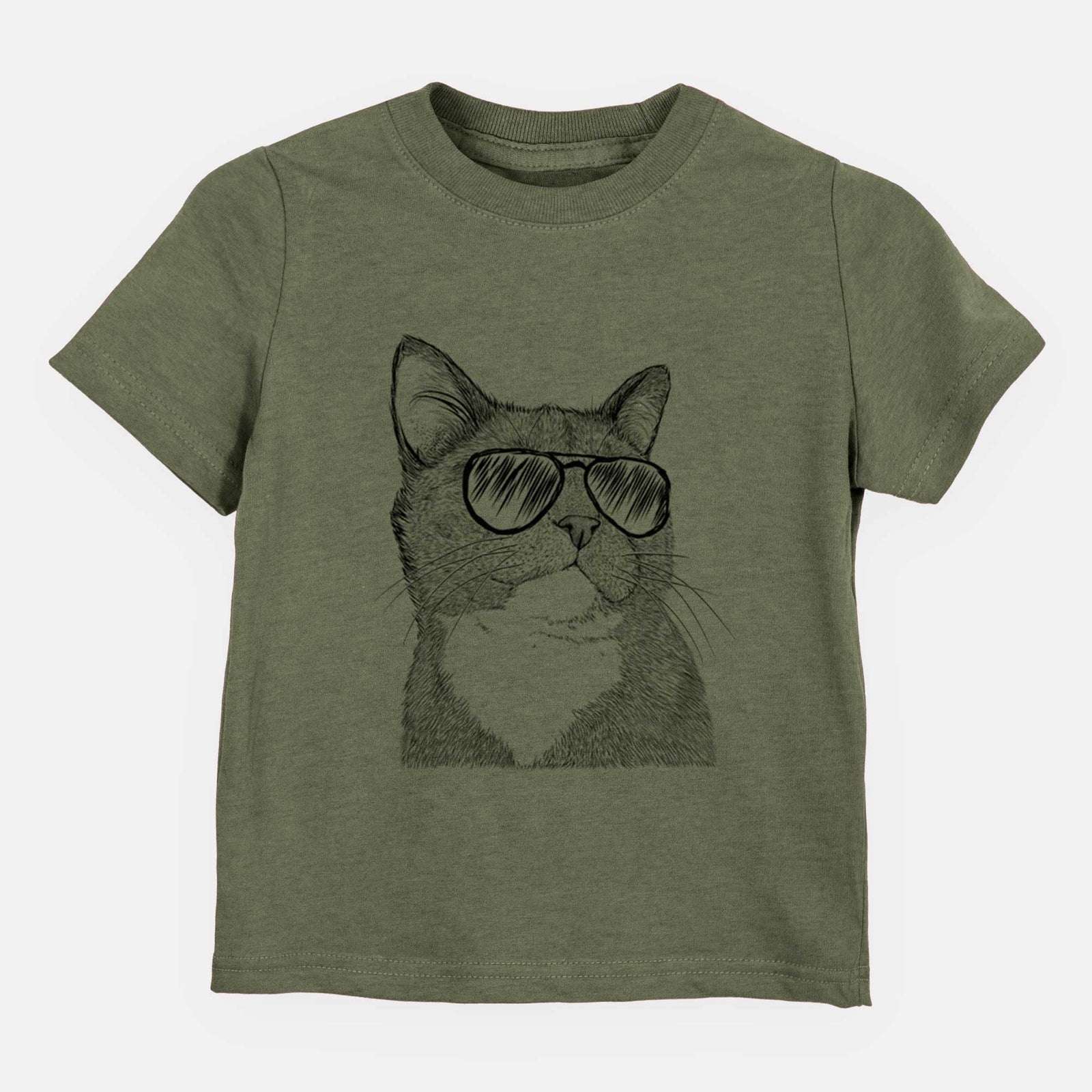 Aviator Gizmo the Grey Cat - Kids/Youth/Toddler Shirt