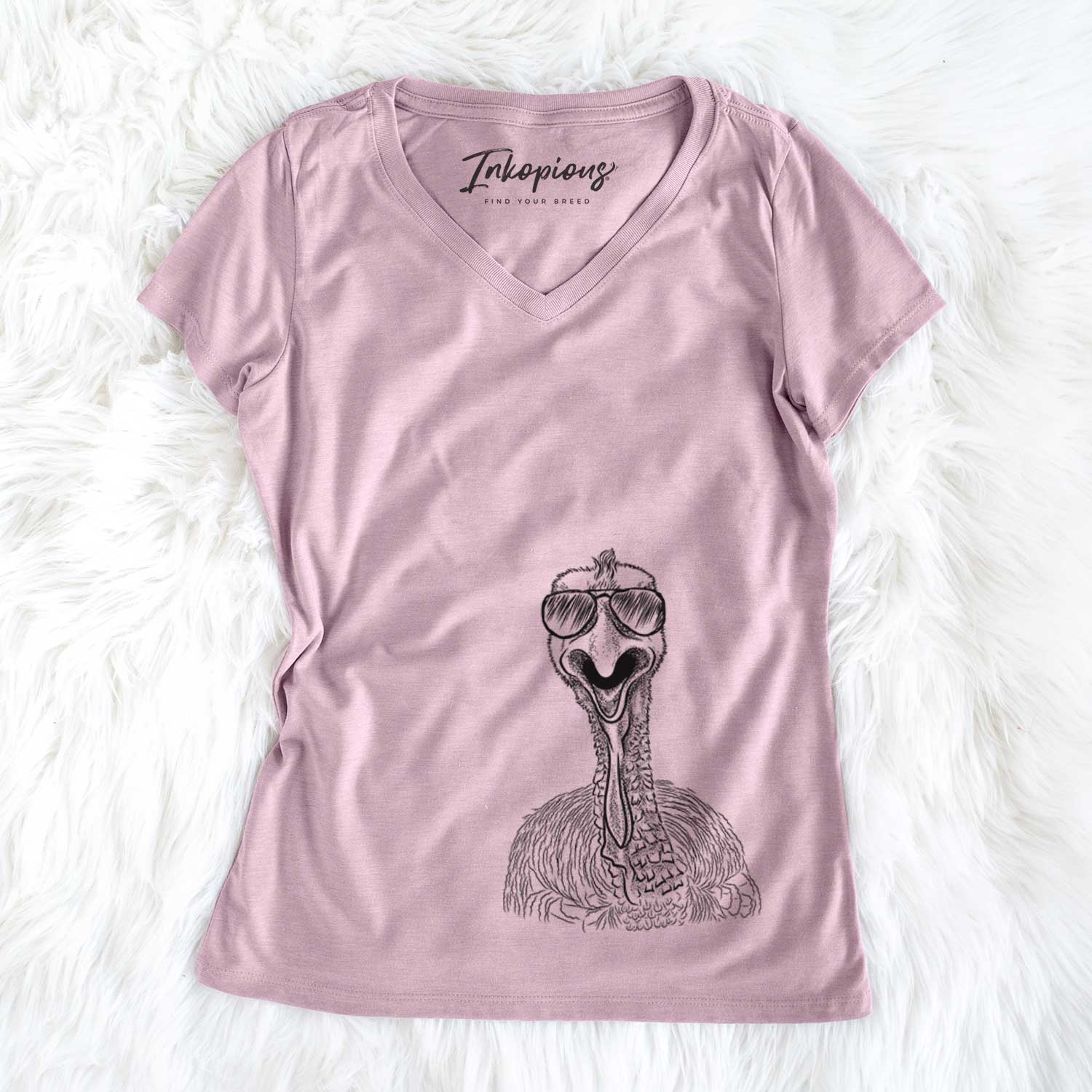 Gobble the Turkey - Women's V-neck Shirt