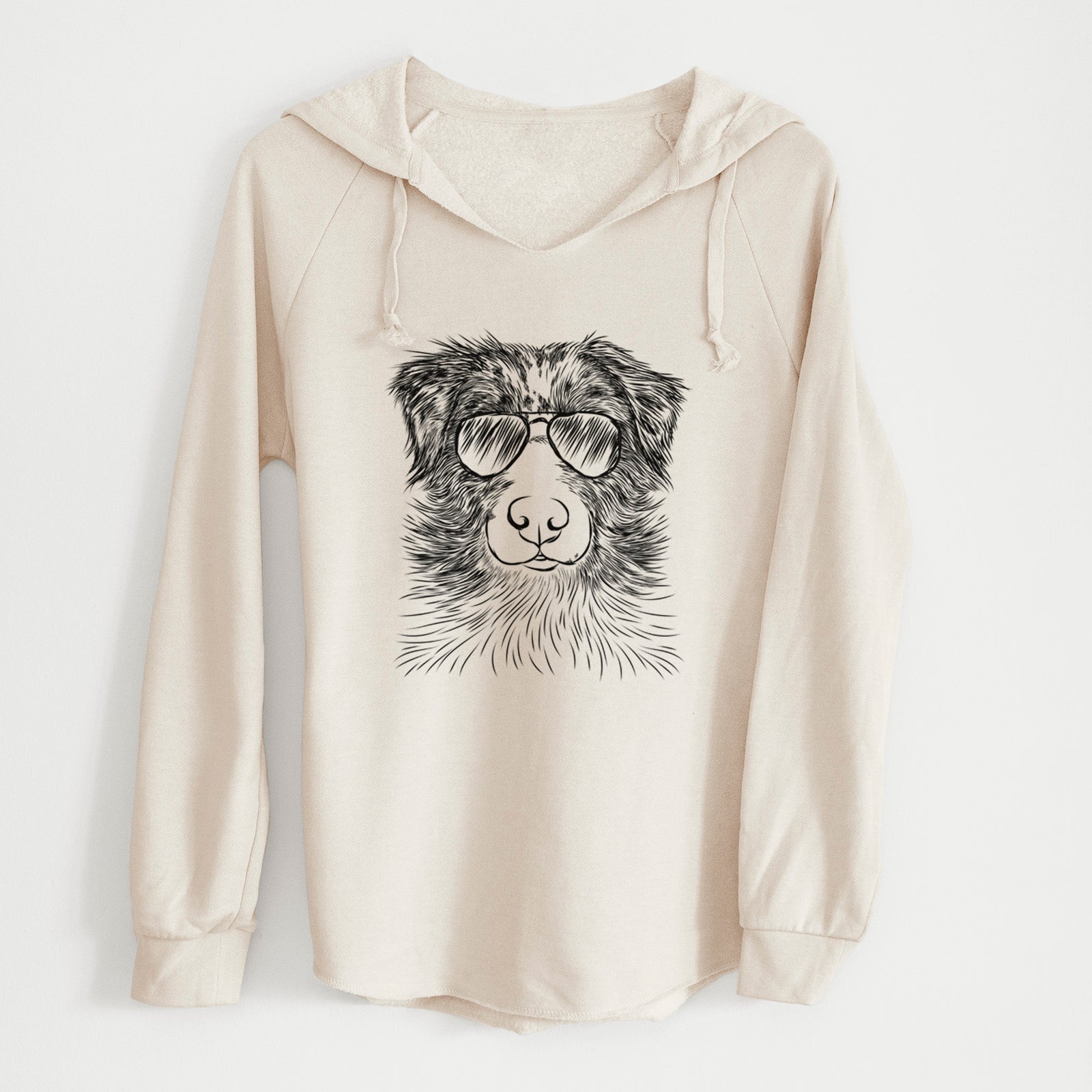 Aviator Gram the Australian Shepherd - Cali Wave Hooded Sweatshirt