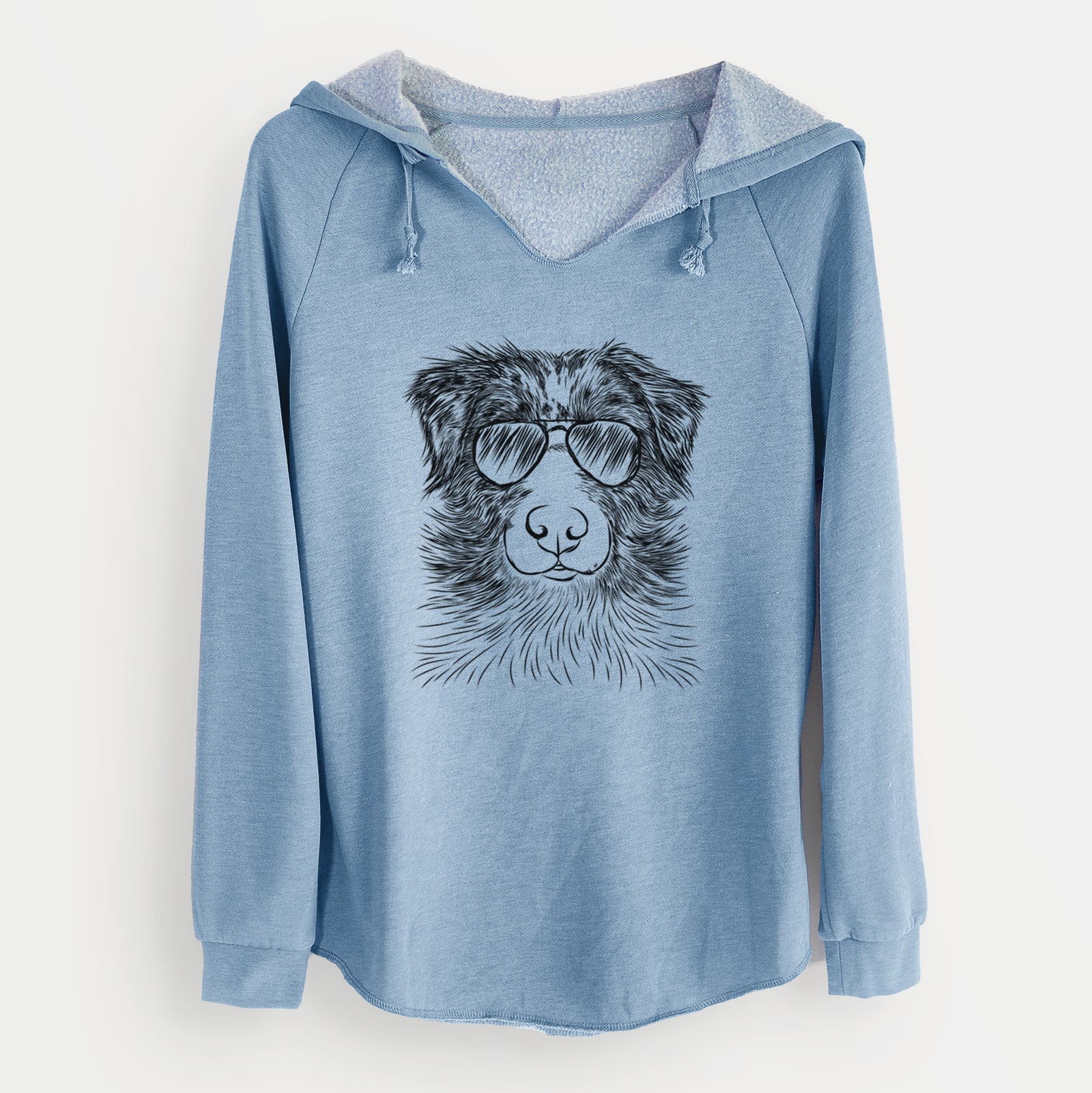 Aviator Gram the Australian Shepherd - Cali Wave Hooded Sweatshirt