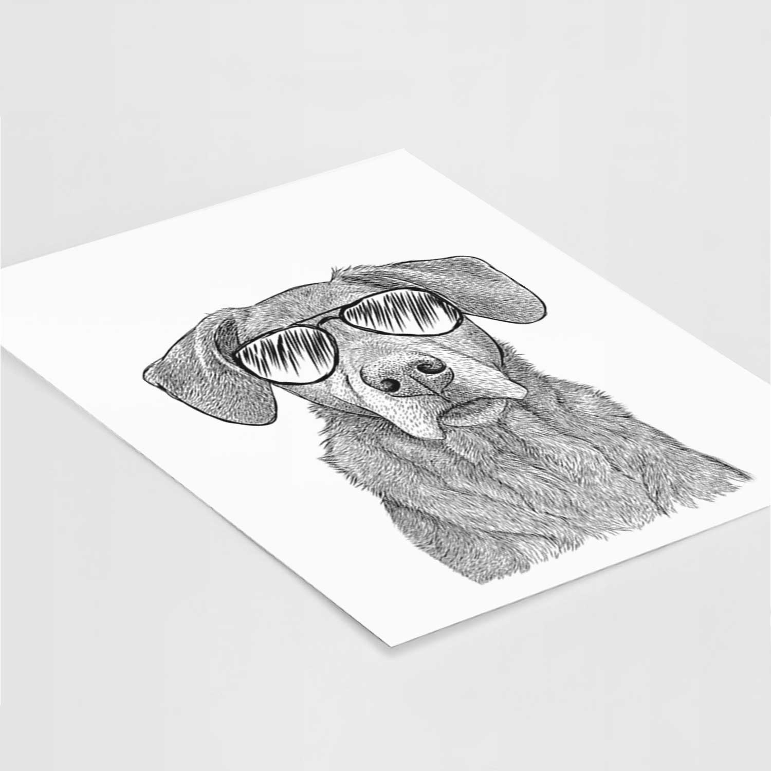 Gravy the Plott Hound Beagle Mix Art Print