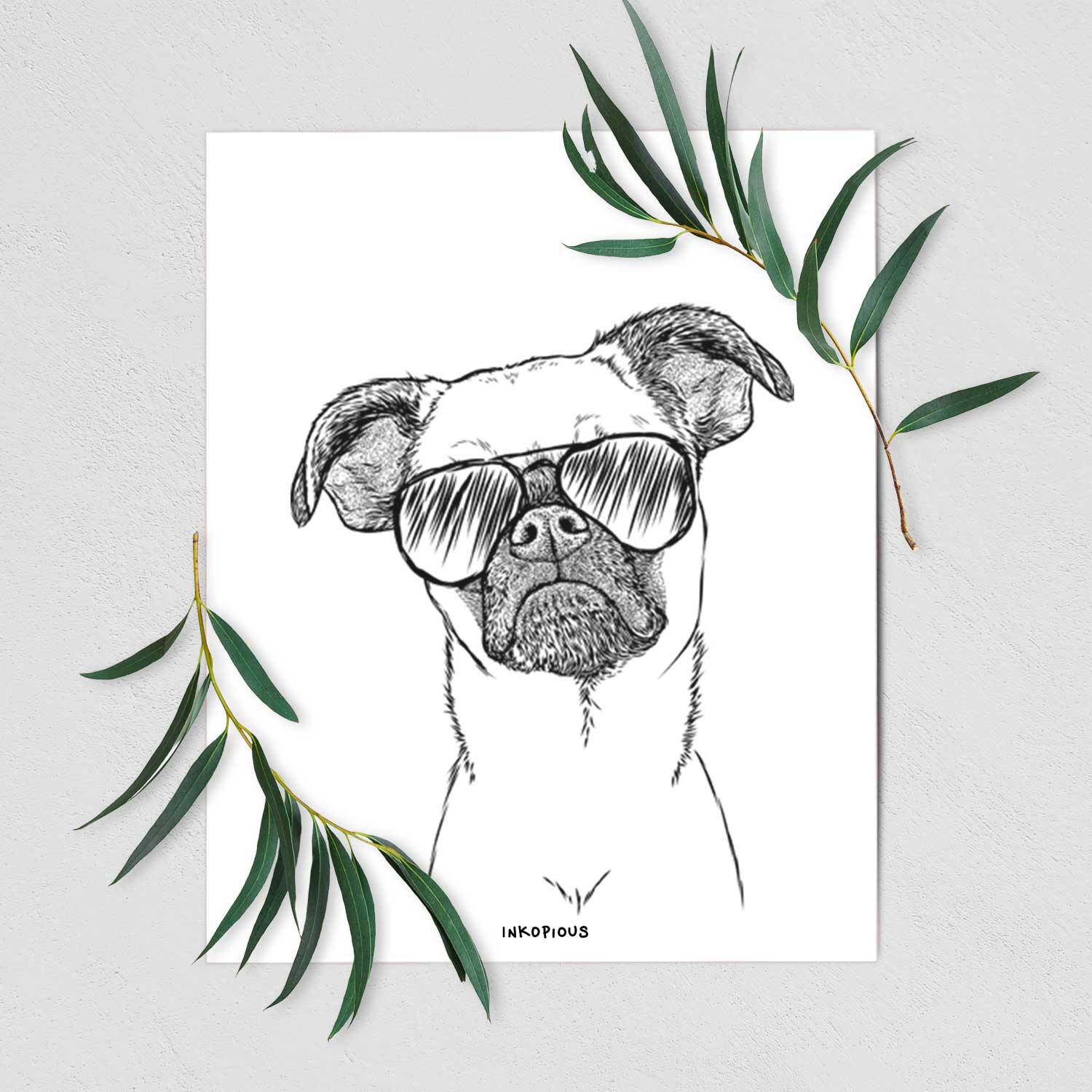 Groot the Brussels Griffon Art Print