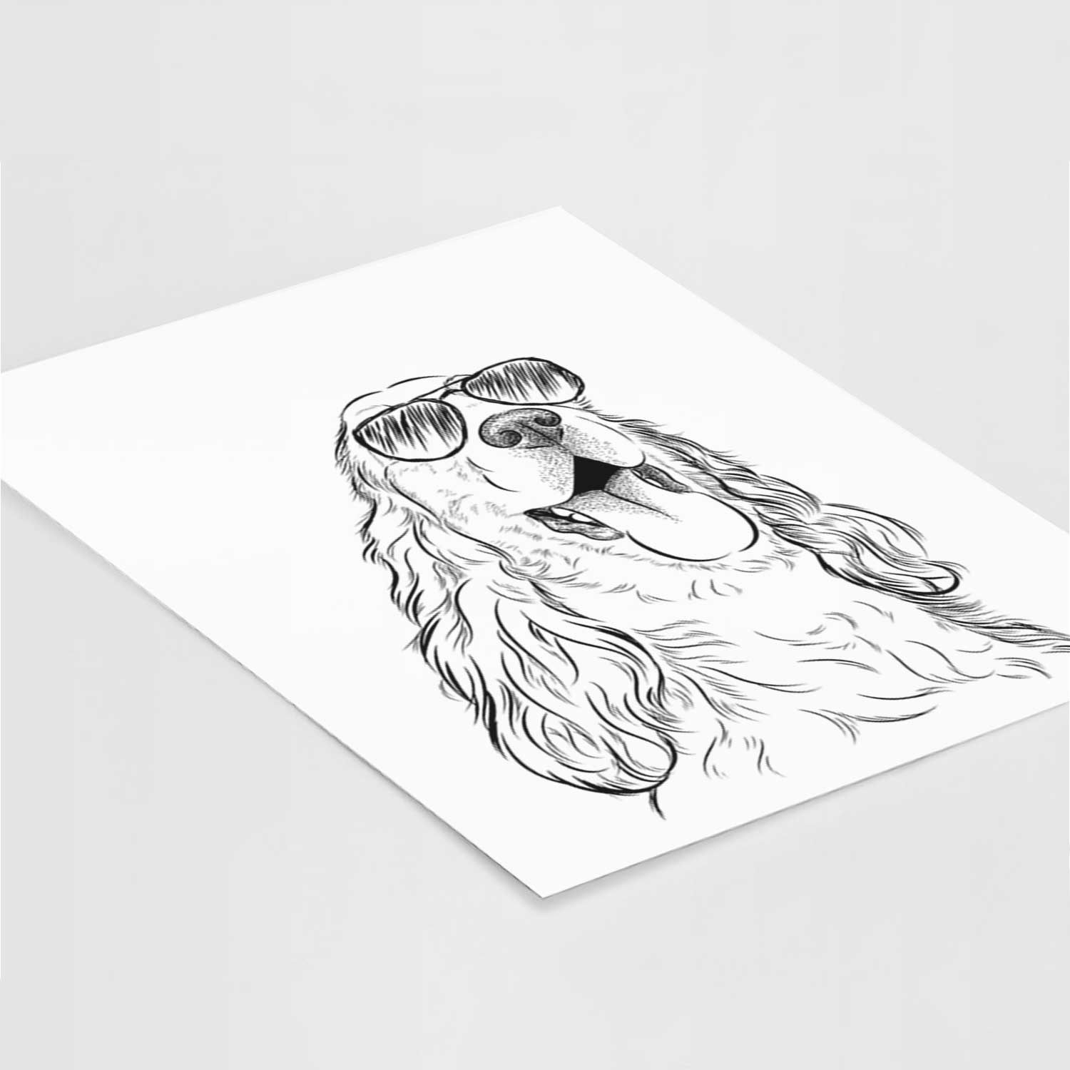 Happy Henry the English Cocker Spaniel Art Print