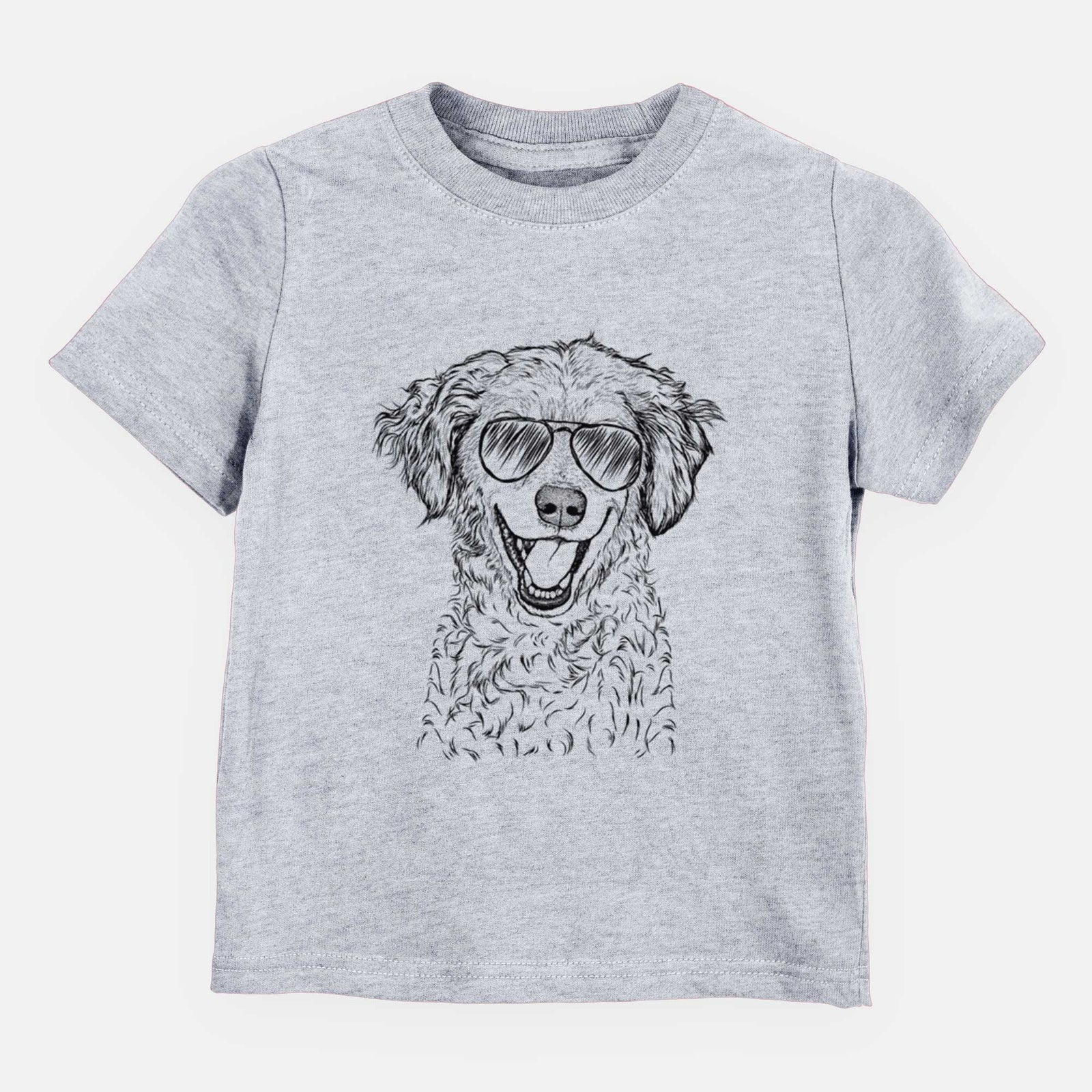 Aviator Happy Otis the Miniature Goldendoodle - Kids/Youth/Toddler Shirt