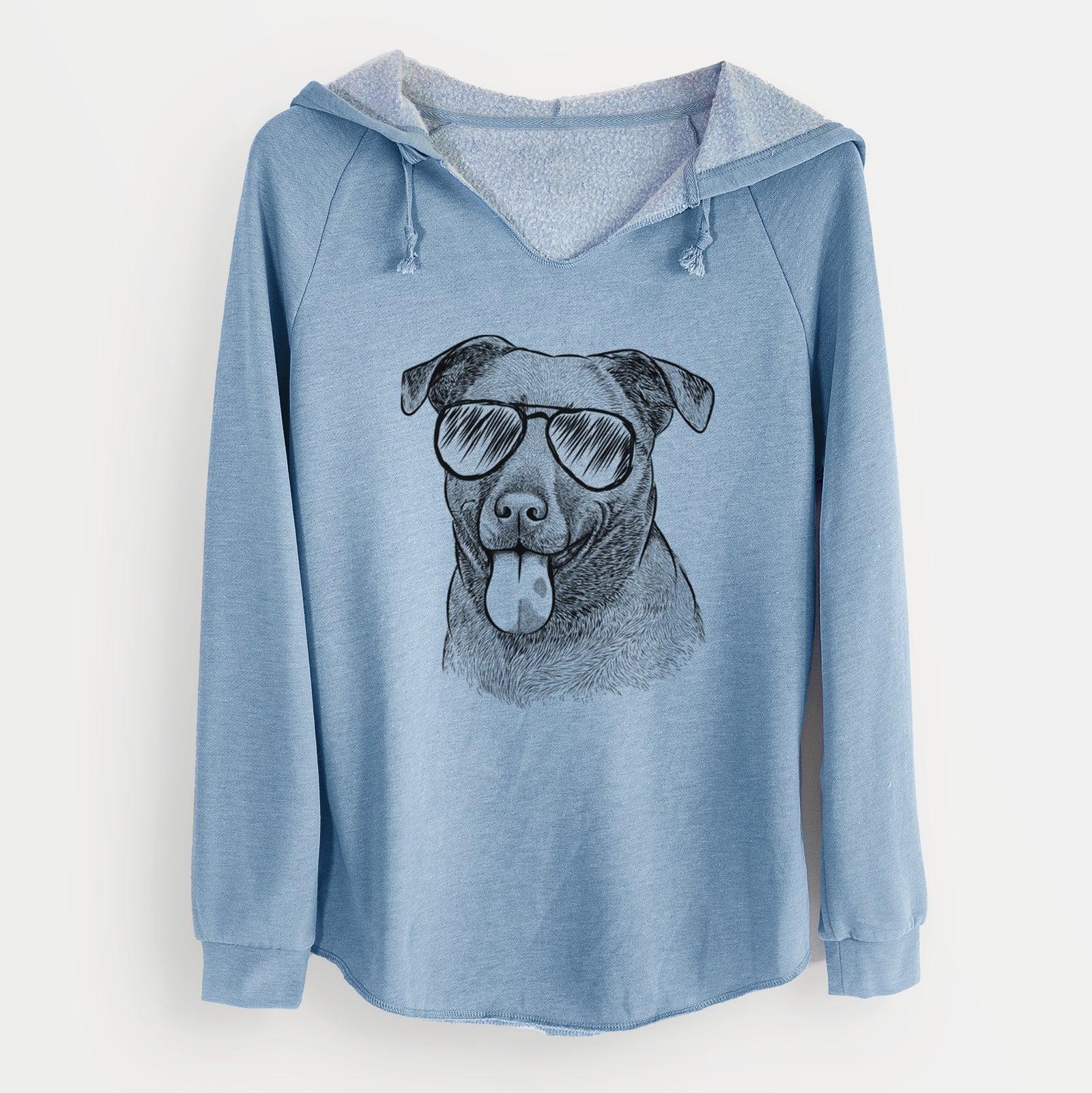 Aviator Harbor the Mixed Breed - Cali Wave Hooded Sweatshirt