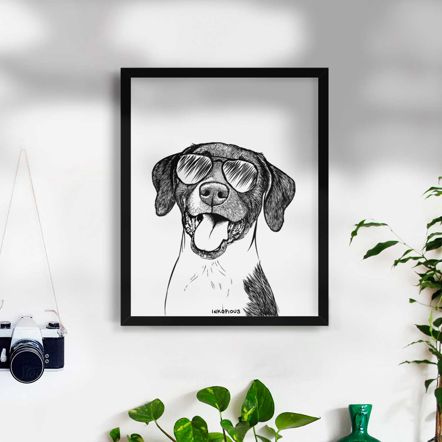 Harper the Mixed Breed Art Print