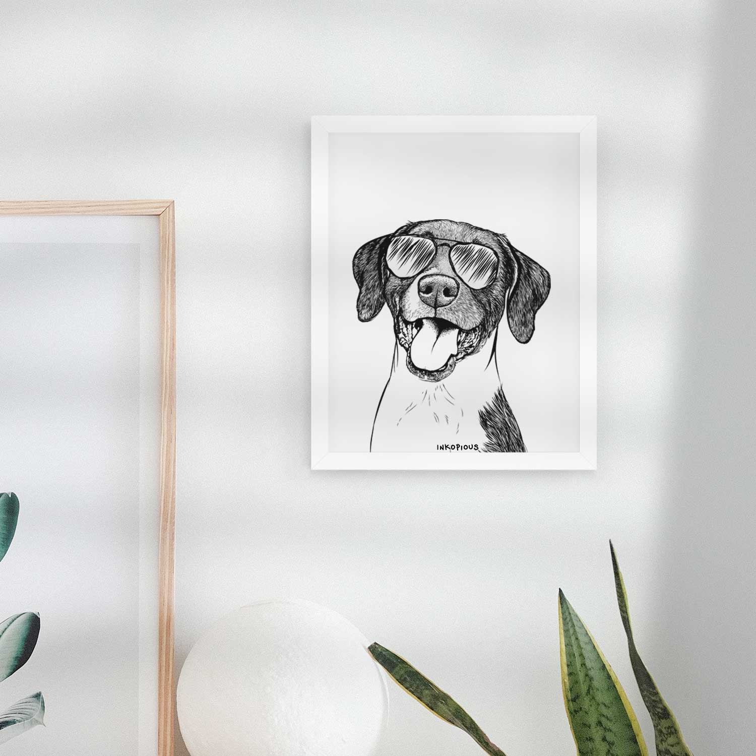 Harper the Mixed Breed Art Print