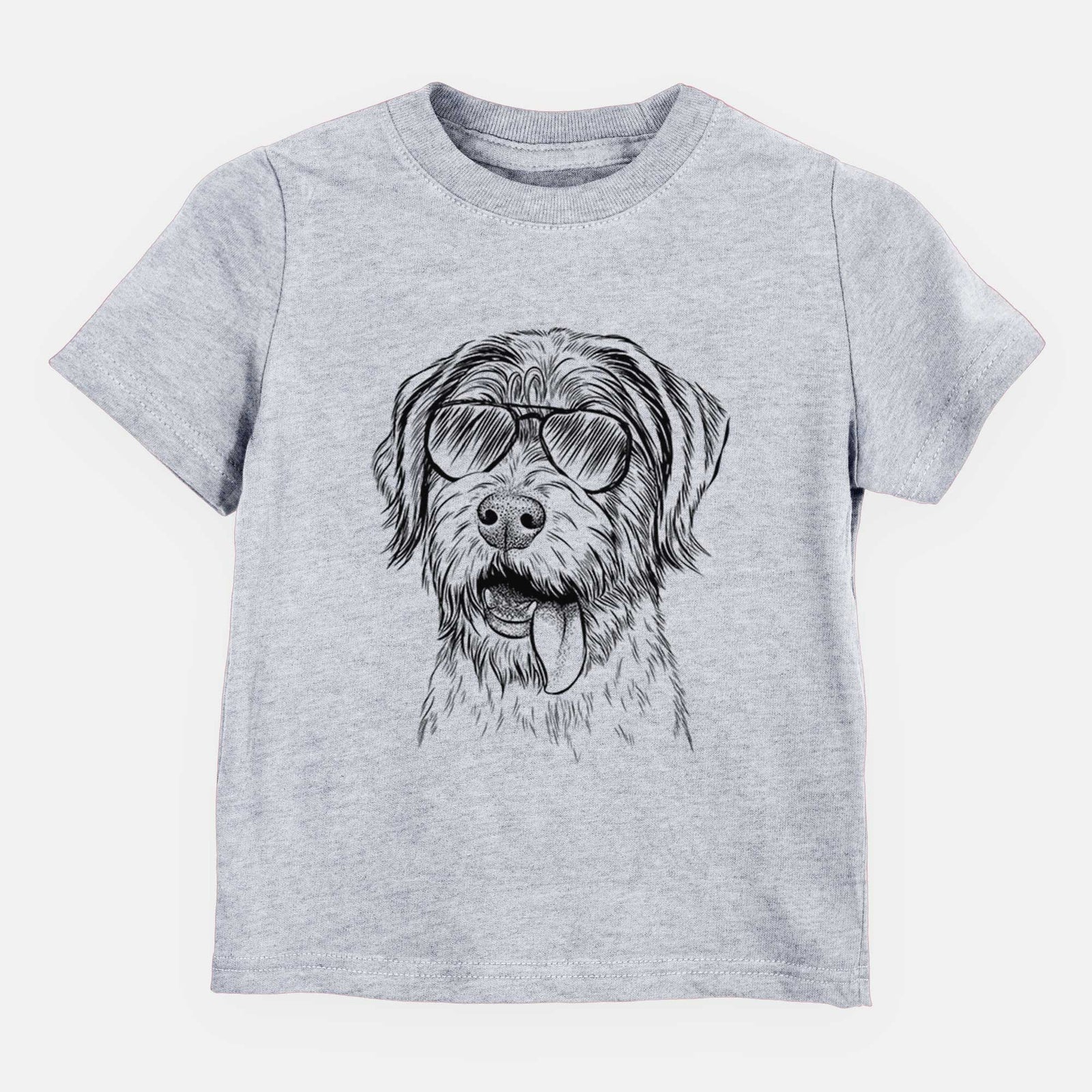 Aviator Hazel the German Wirehaired Pointer Mix - Kids/Youth/Toddler Shirt