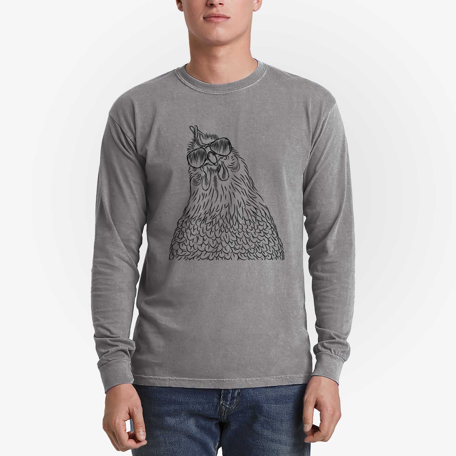 Aviators Henrietta the Chicken - Heavyweight 100% Cotton Long Sleeve
