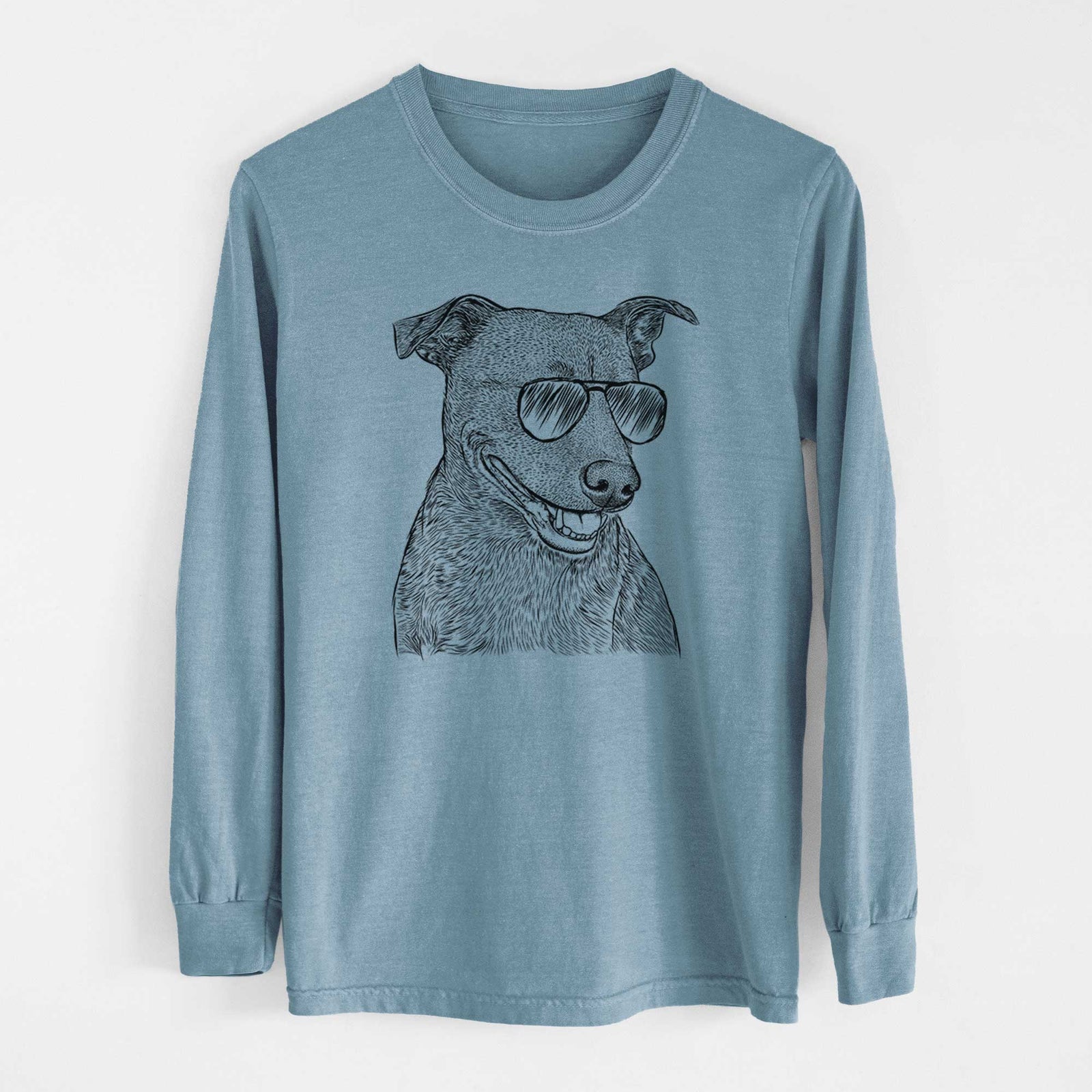 Aviators Honey the Lab Pit Mix - Heavyweight 100% Cotton Long Sleeve