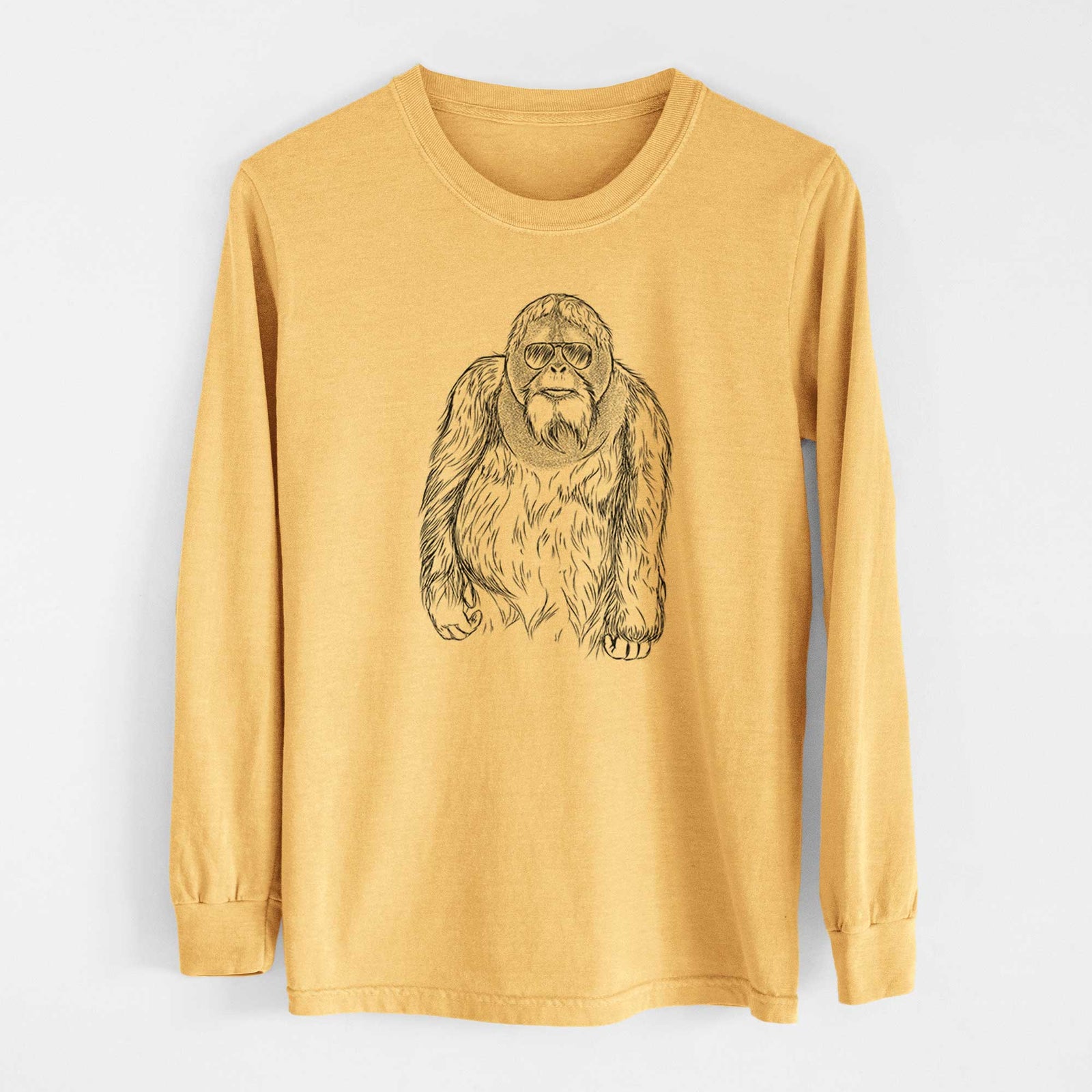 Aviators Horace the Male Orangutan - Heavyweight 100% Cotton Long Sleeve