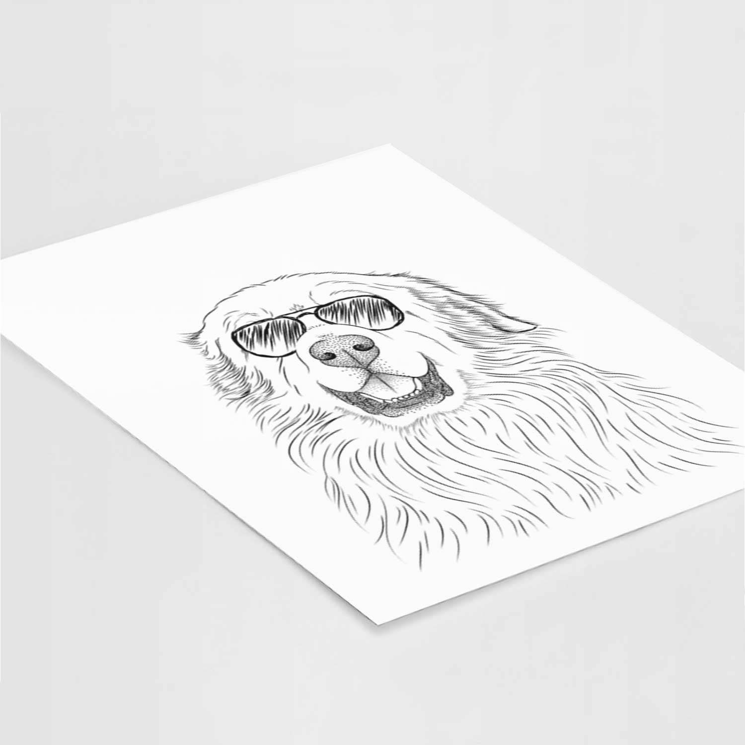 Horton the Great Pyrenees Art Print