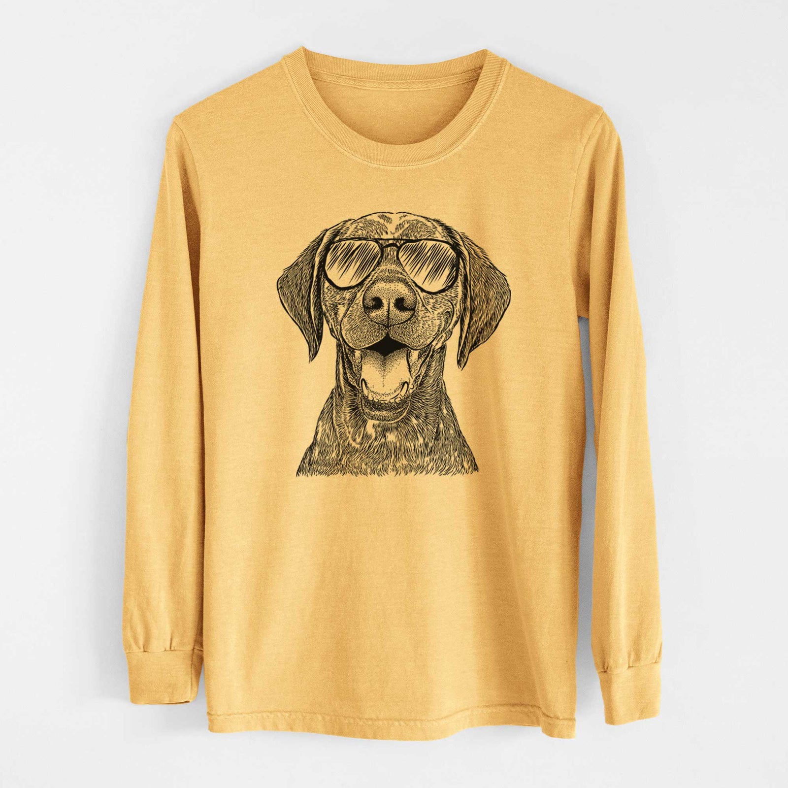 Aviators Hudson the German Shorthaired Pointer - Heavyweight 100% Cotton Long Sleeve