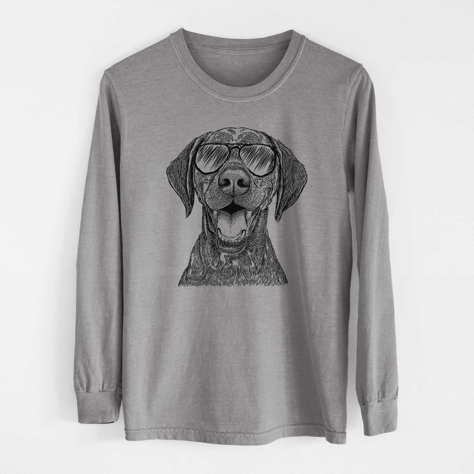 Aviators Hudson the German Shorthaired Pointer - Heavyweight 100% Cotton Long Sleeve