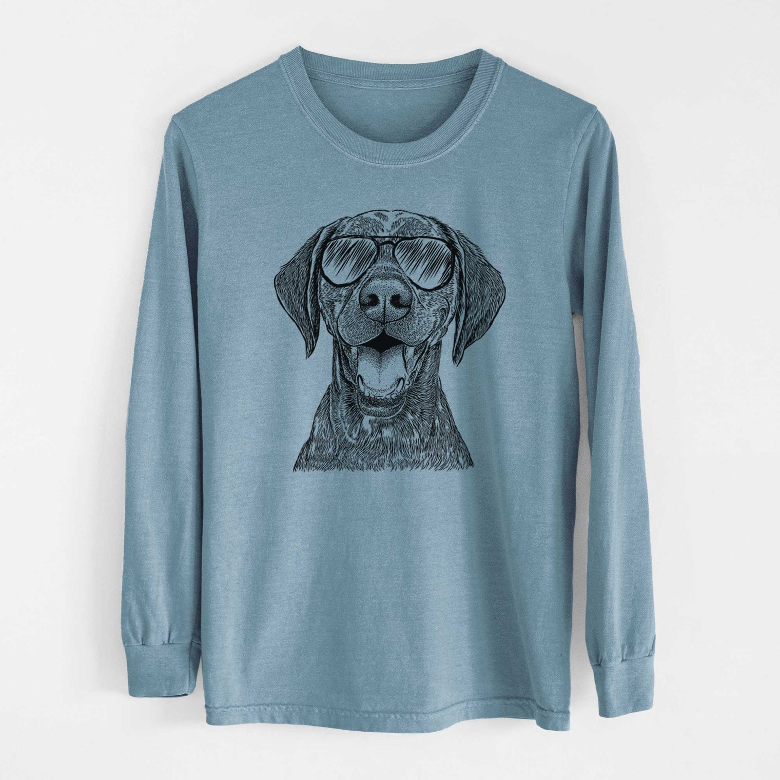 Aviators Hudson the German Shorthaired Pointer - Heavyweight 100% Cotton Long Sleeve
