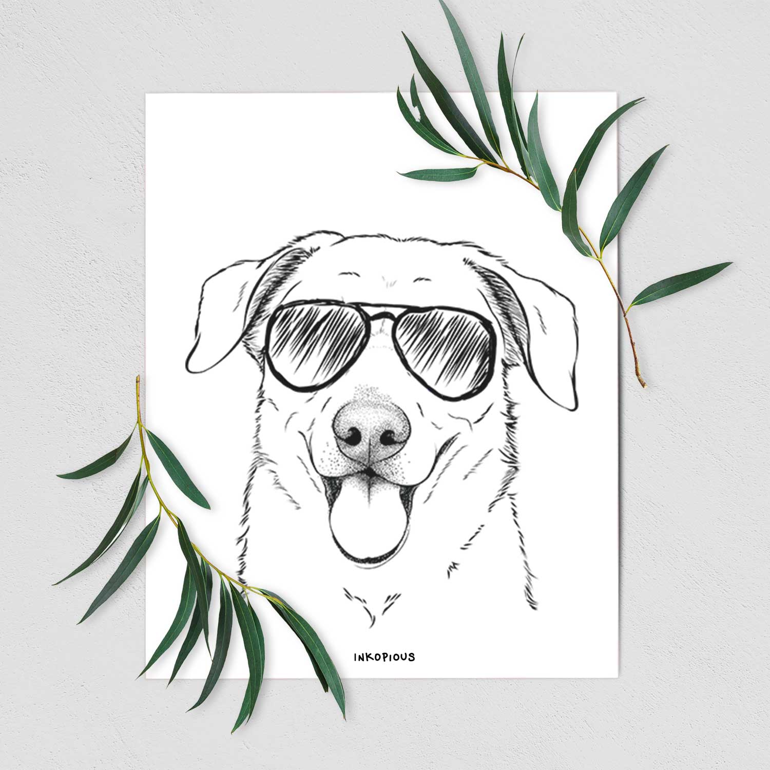 Hudson the Shepherd Art Print