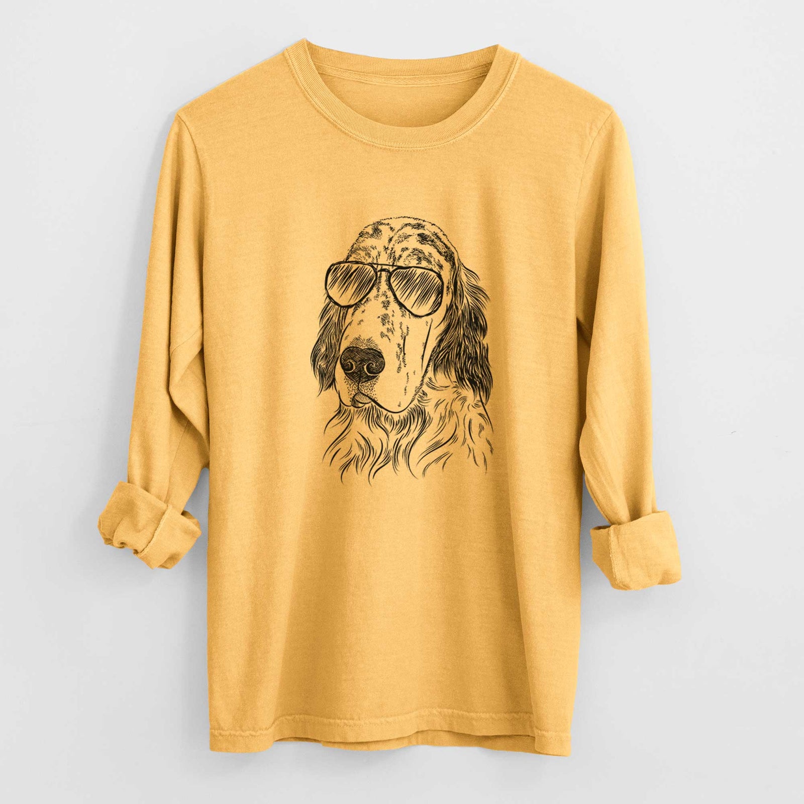 Aviators Hutch the English Setter - Heavyweight 100% Cotton Long Sleeve