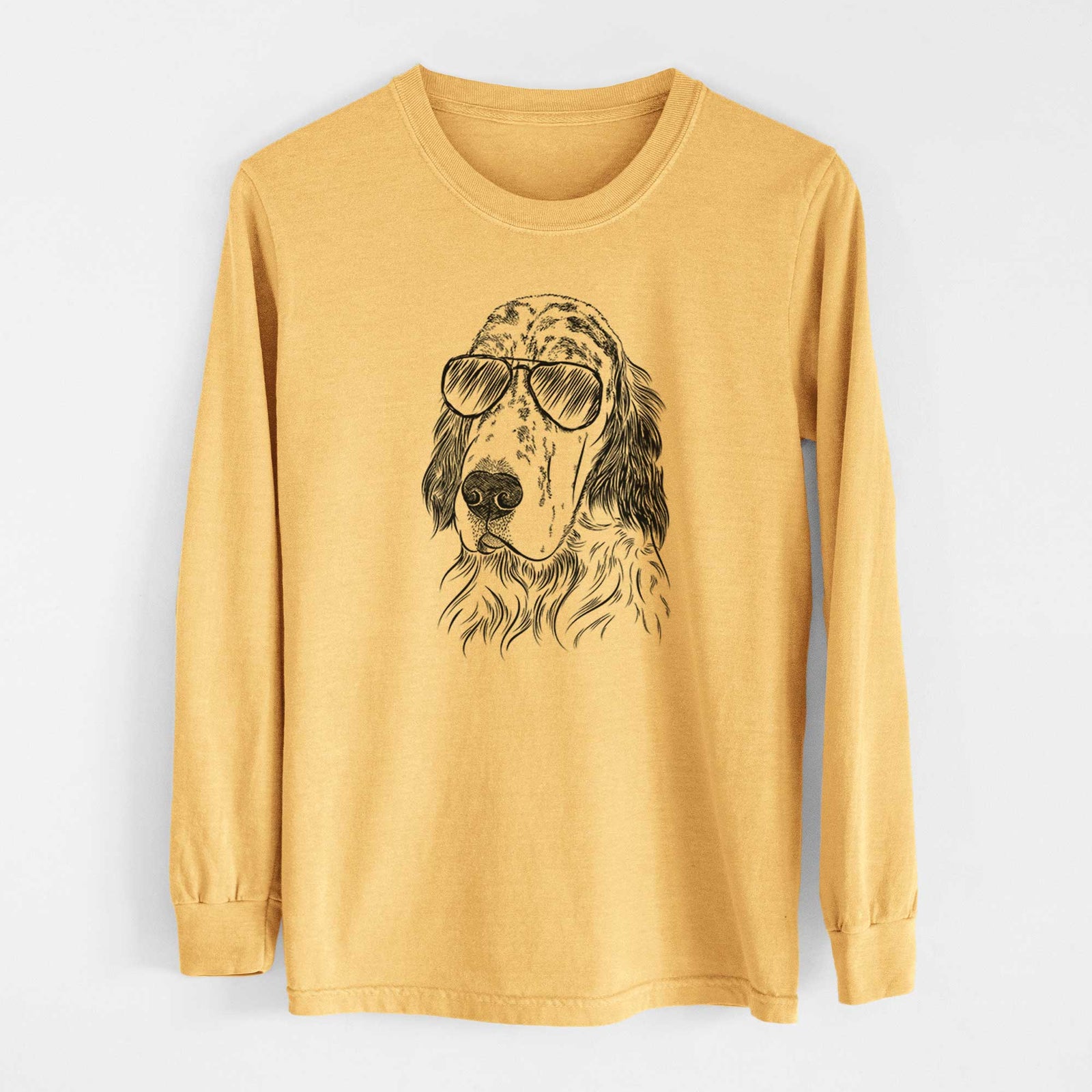Aviators Hutch the English Setter - Heavyweight 100% Cotton Long Sleeve